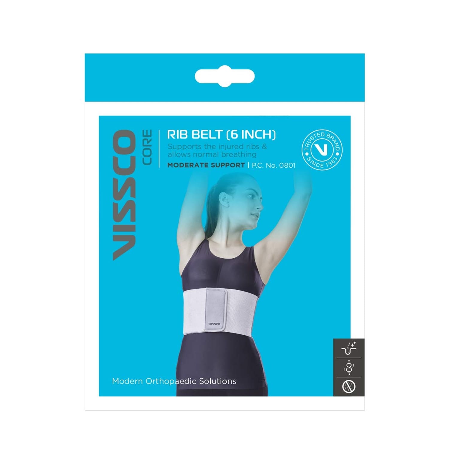 Vissco Rib Belt - Small (6-inch)