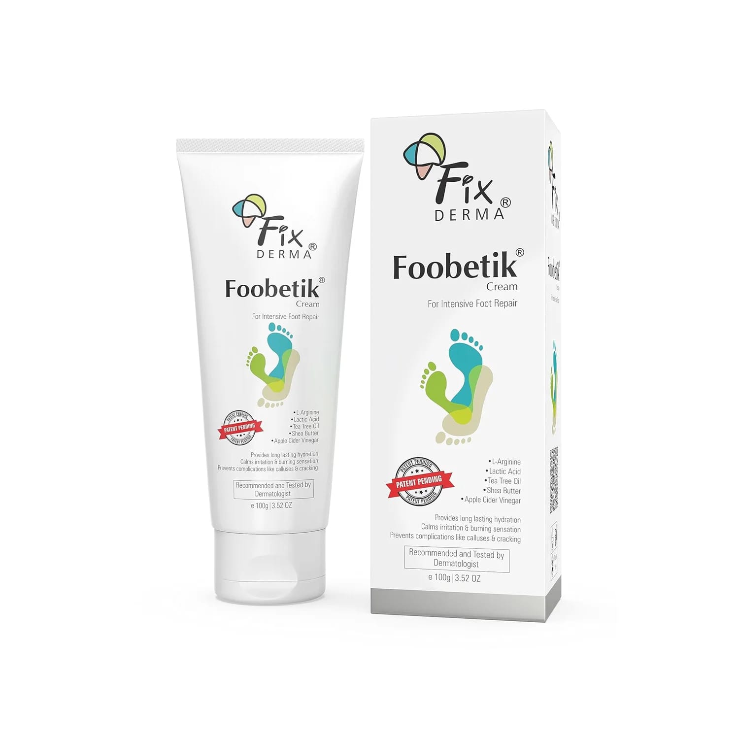 FixDERMA Heel Repair Foobetik Foot Cream 100g