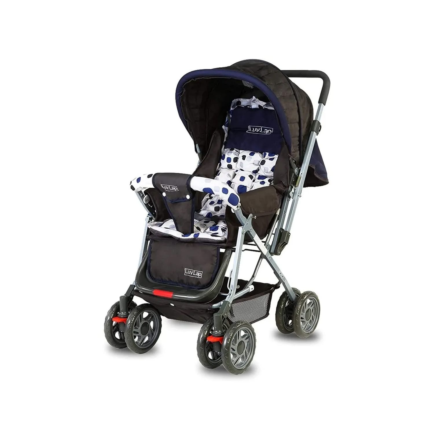 LuvLap Sunshine Baby Stroller Black (M.No 18108)