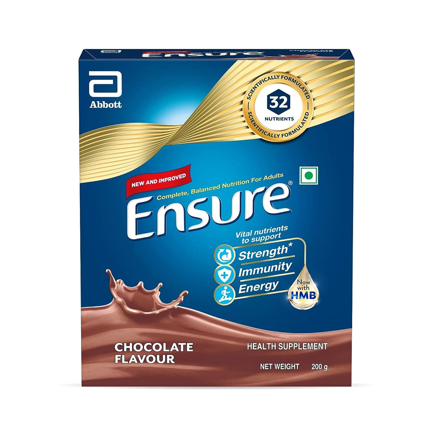 Ensure Complete Balanced Nutrition Chocolate Flavor 200gm