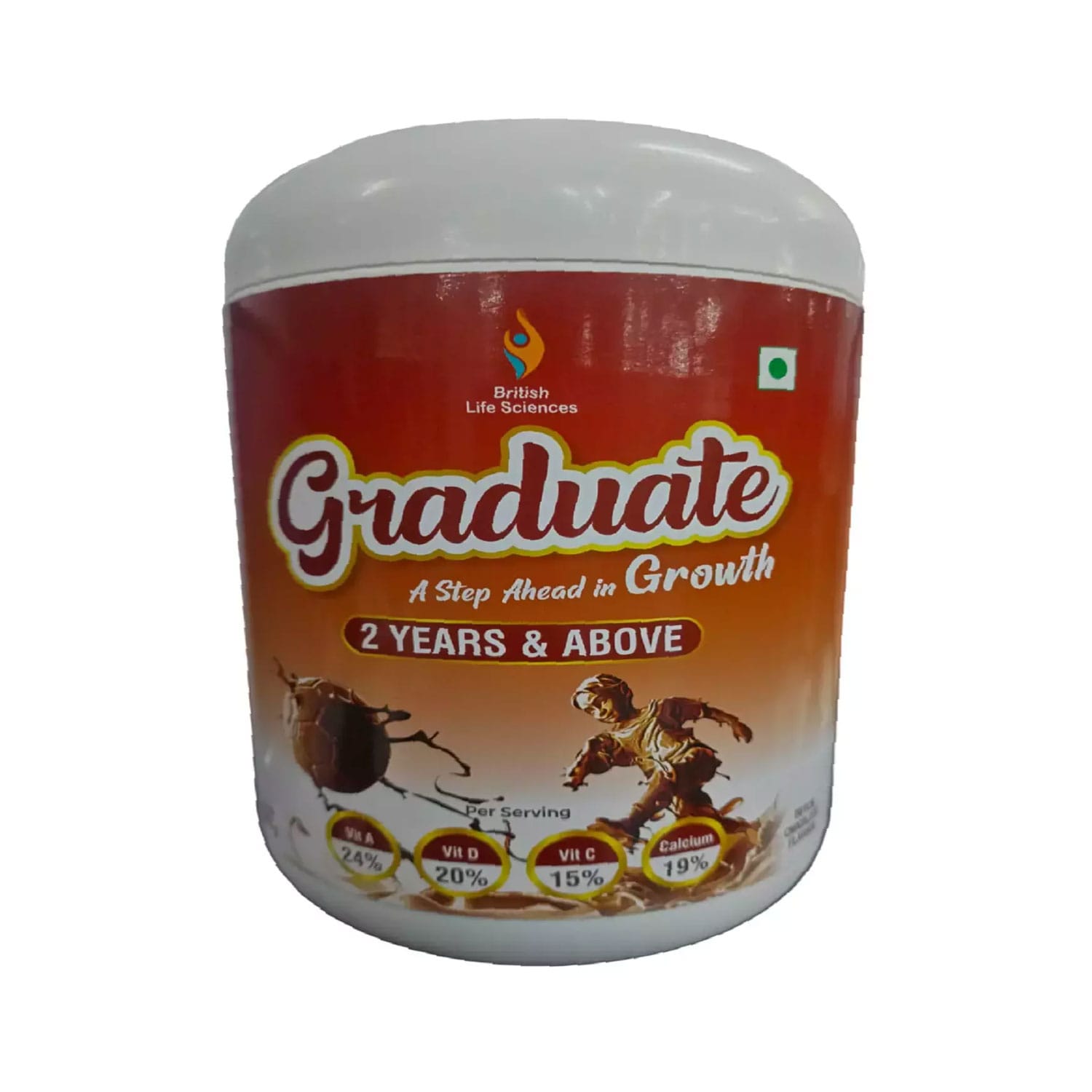 British Life Sciences Graduate Dutch Chocolate Flavour Powder 2 Years and Above Kids (300g)