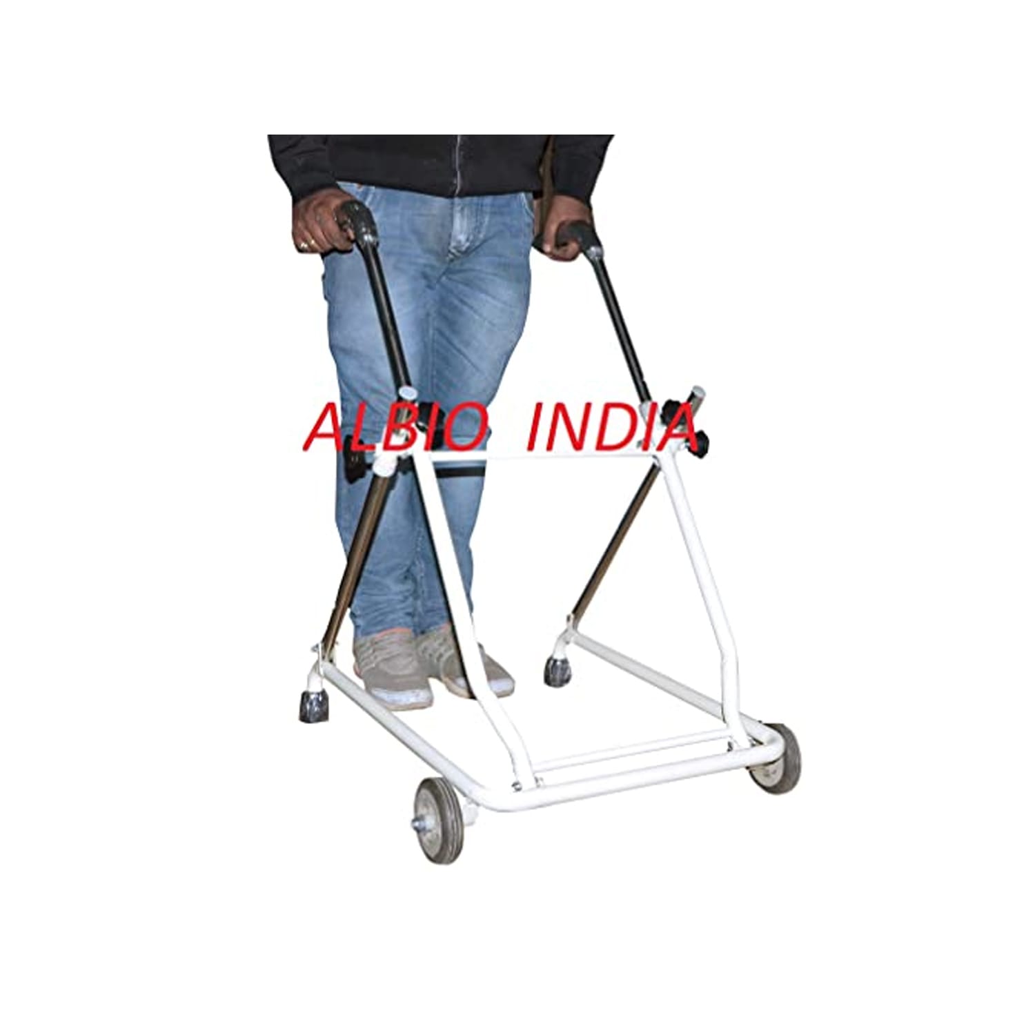 Albio CP Walker Rolator with front wheels Folding Height Adjustable for Children and Adults