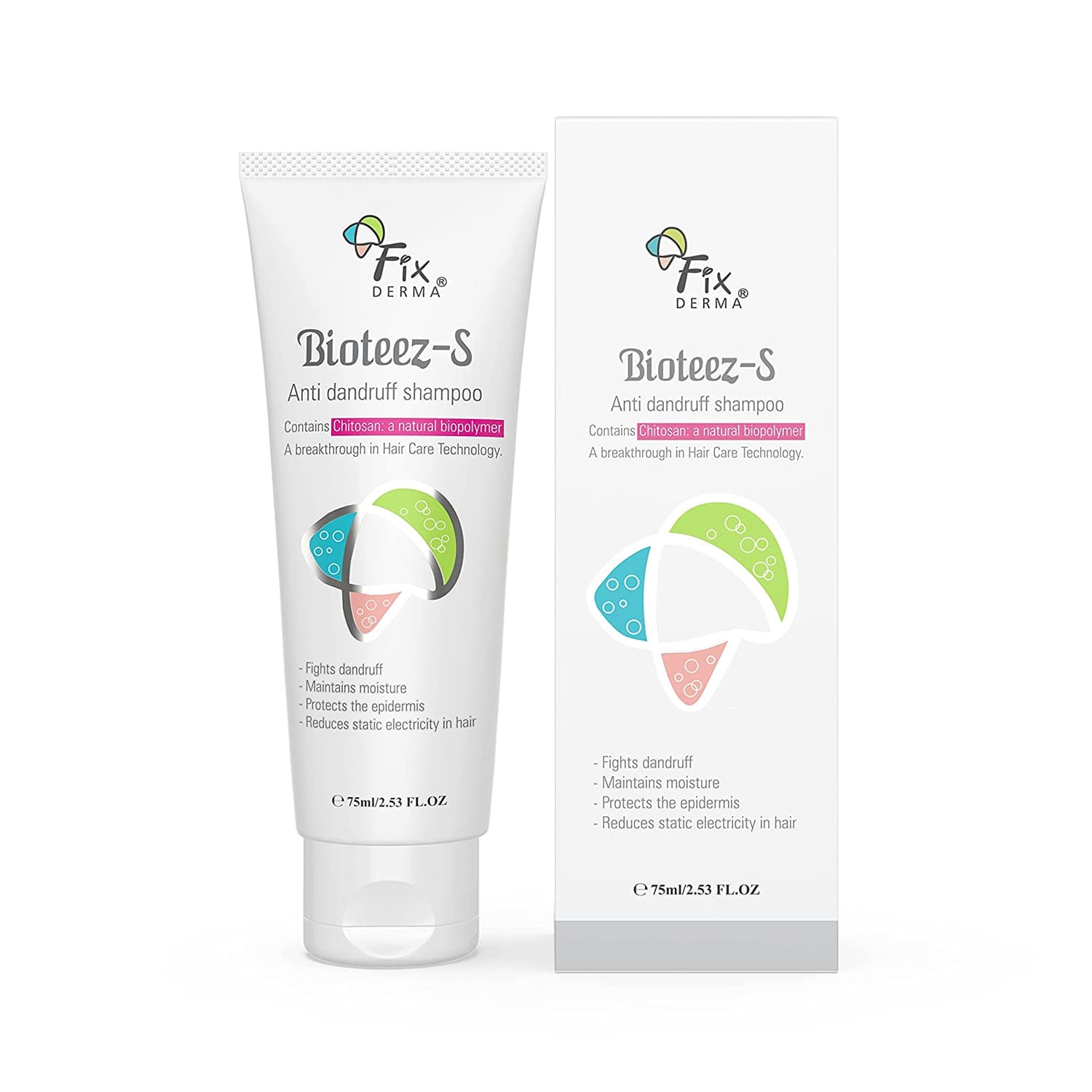 FixDERMA Bioteez-S Anti Dandruff Shampoo 75ml