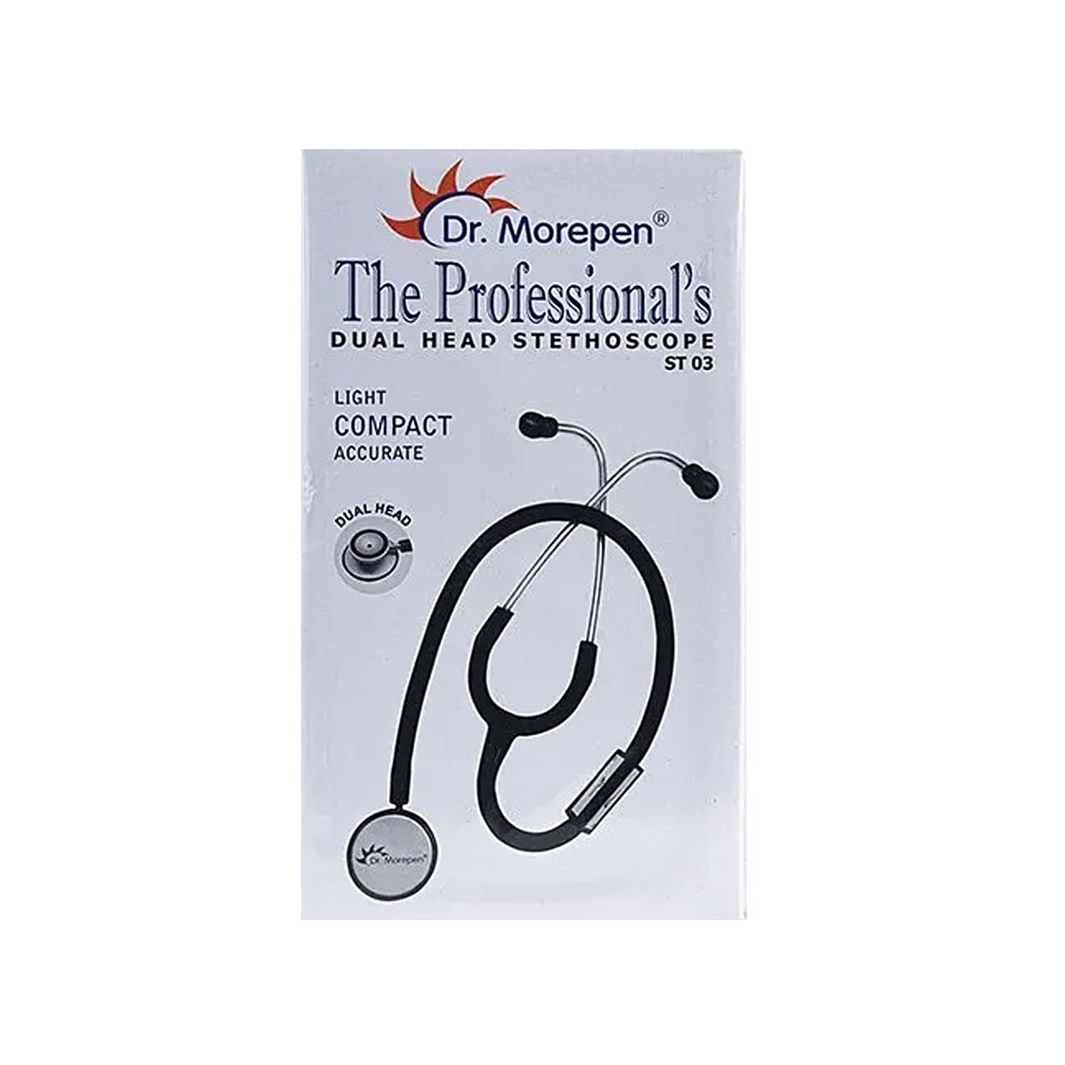 Dr Morepen ST-03 Dual Head Stethoscope