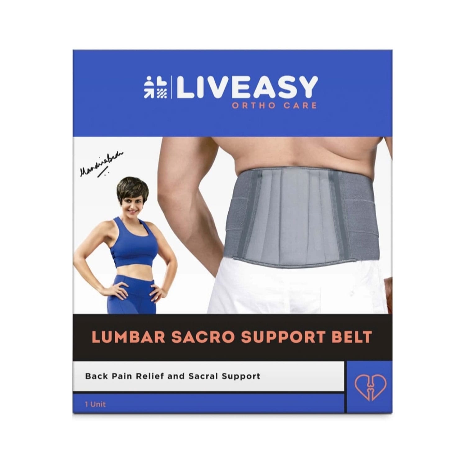 Liveasy Ortho Care Lumbar Sacro Support Belt Medium