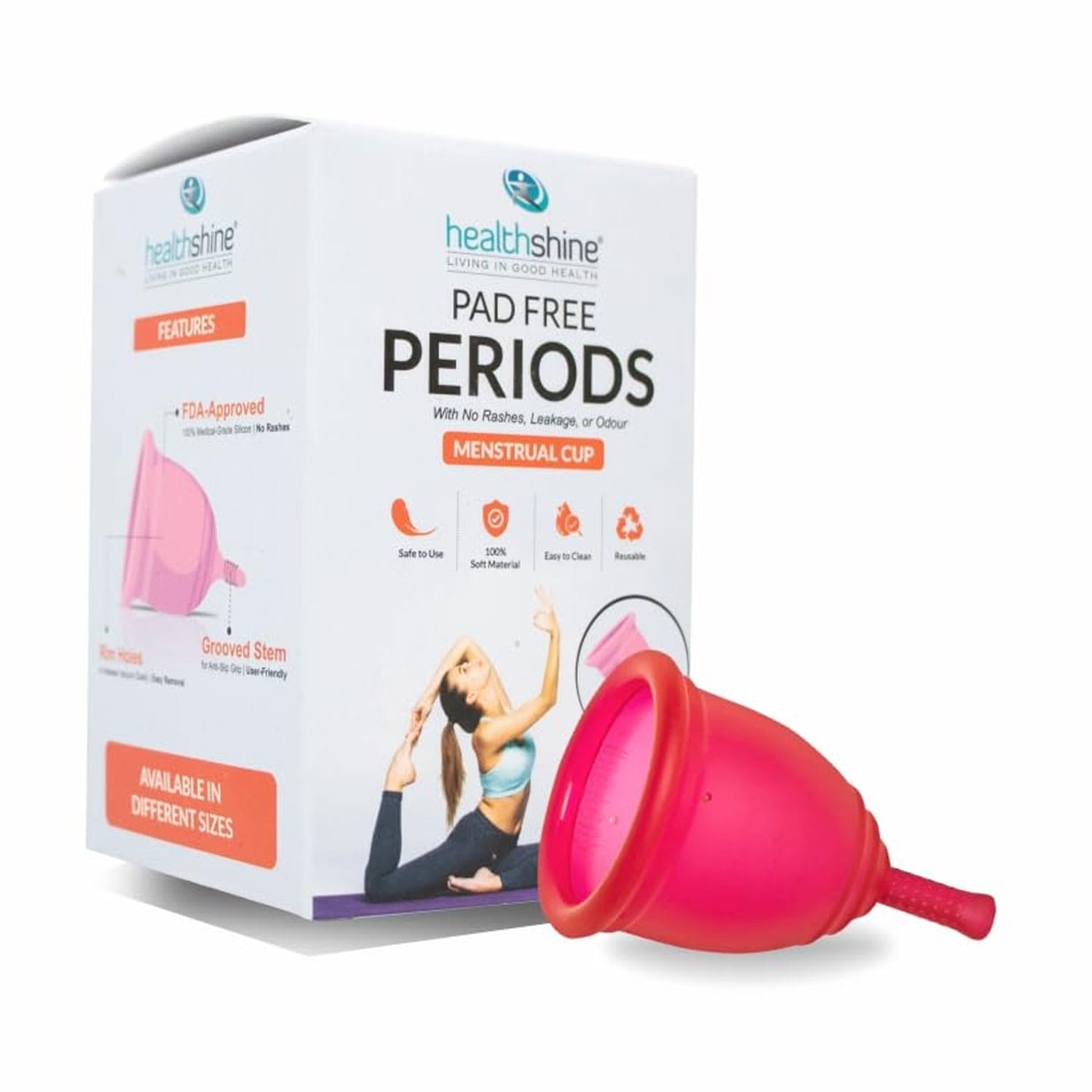 Healthshine Reusable Menstrual Cup (Small)