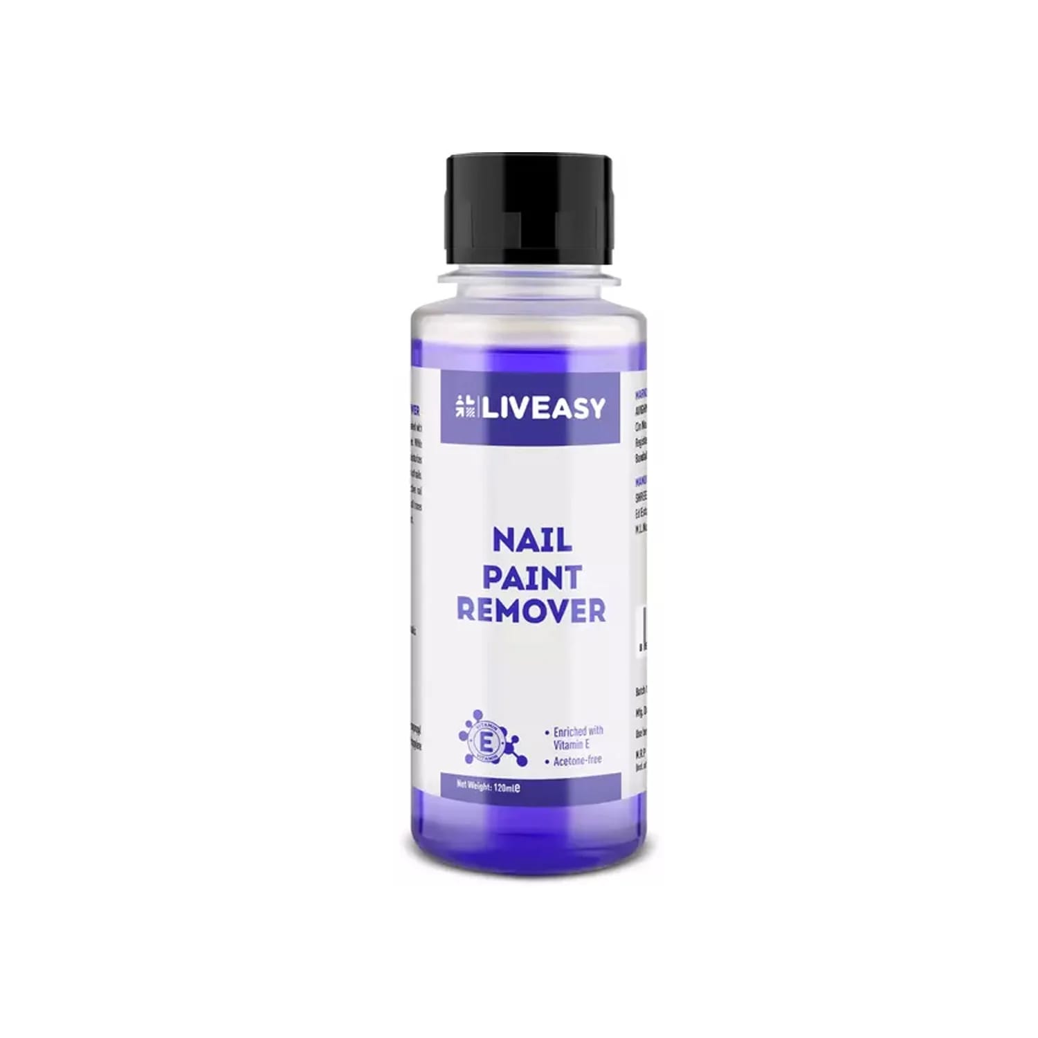 Liveasy Essentials Nail Paint Remover (120ml)