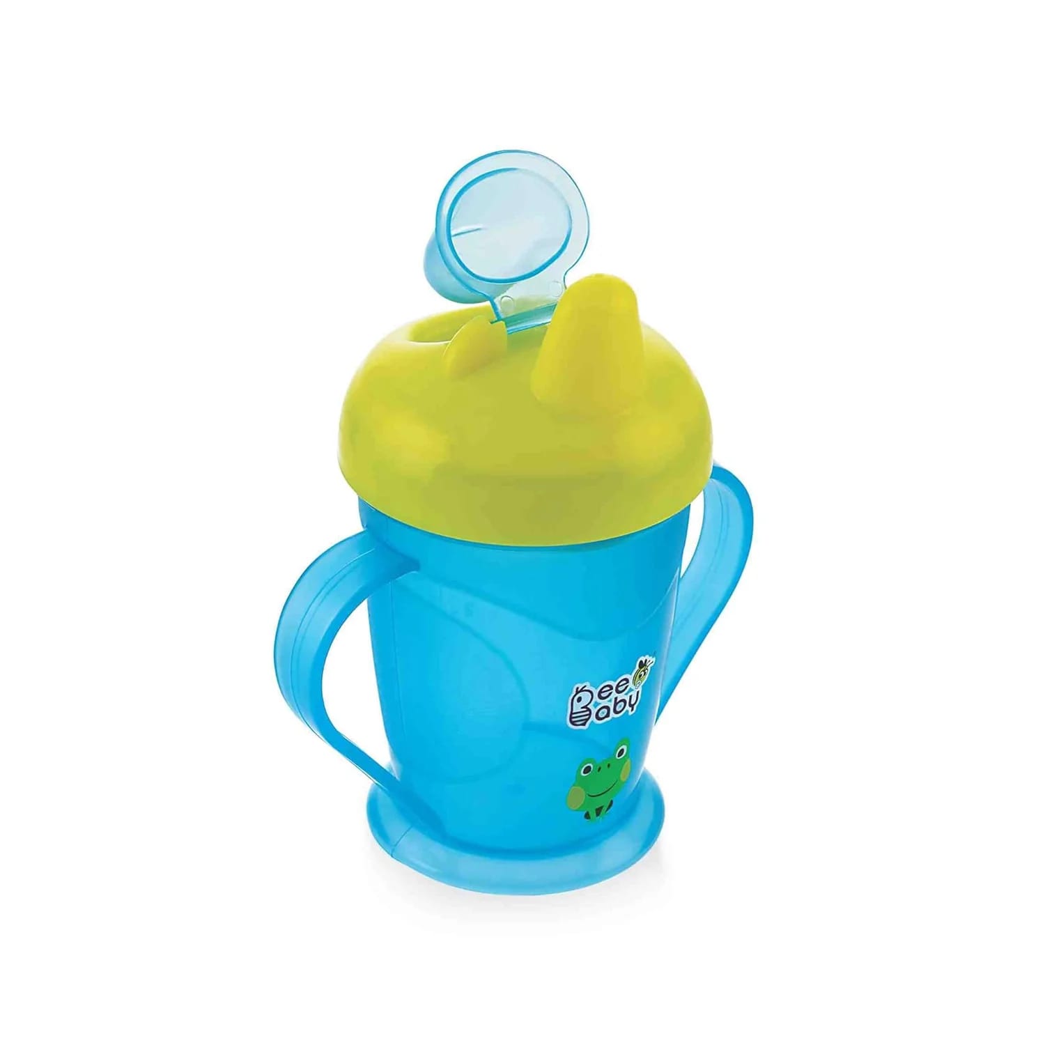 BeeBaby Free Flow Hard Spout Sippy Cup 6+ Months (180ml) Blue and Yellow
