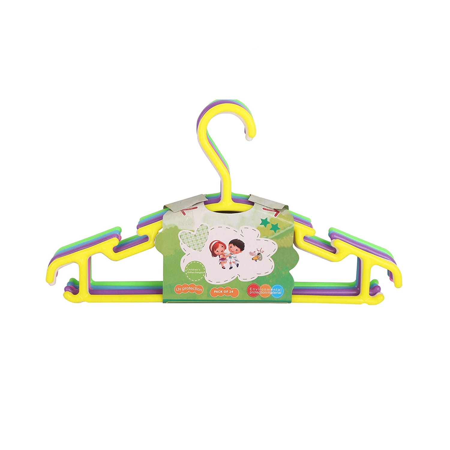 Chinmay Kids Plastic Hanger - 6 Pieces