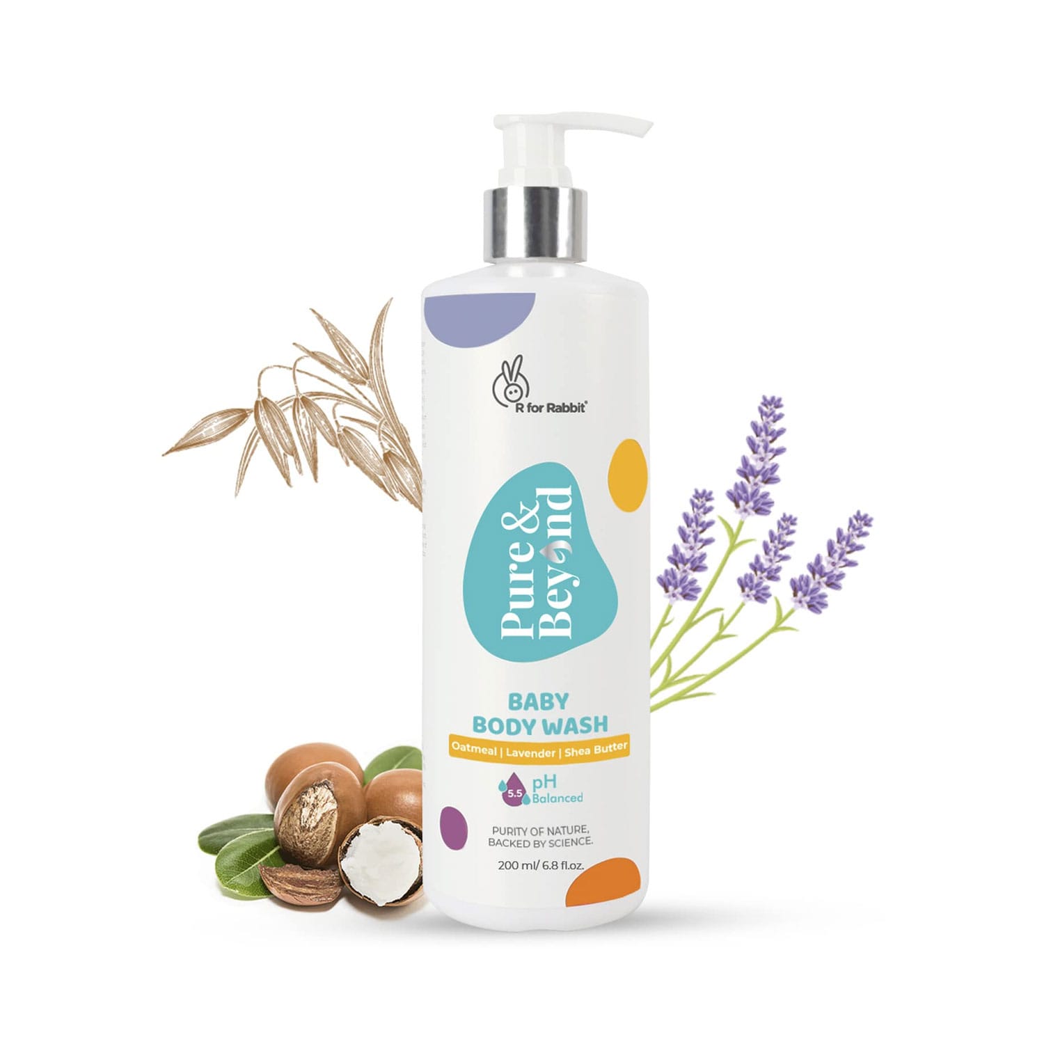 R for Rabbit Pure and Beyond Baby Body Wash 200ml