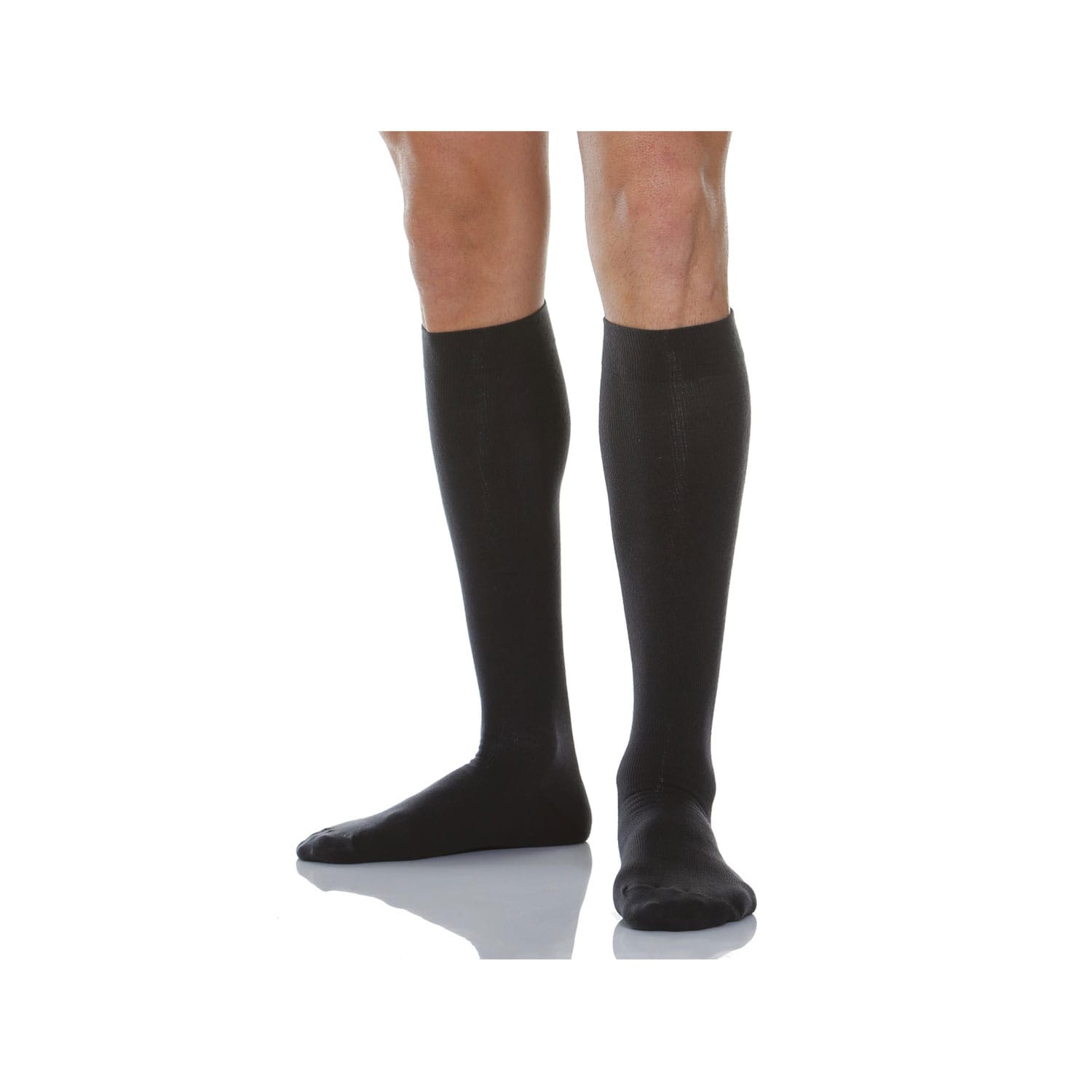 Relaxsan Cotton Socks 22-27 mmHg Knee High Black Colour Close Toe - XS