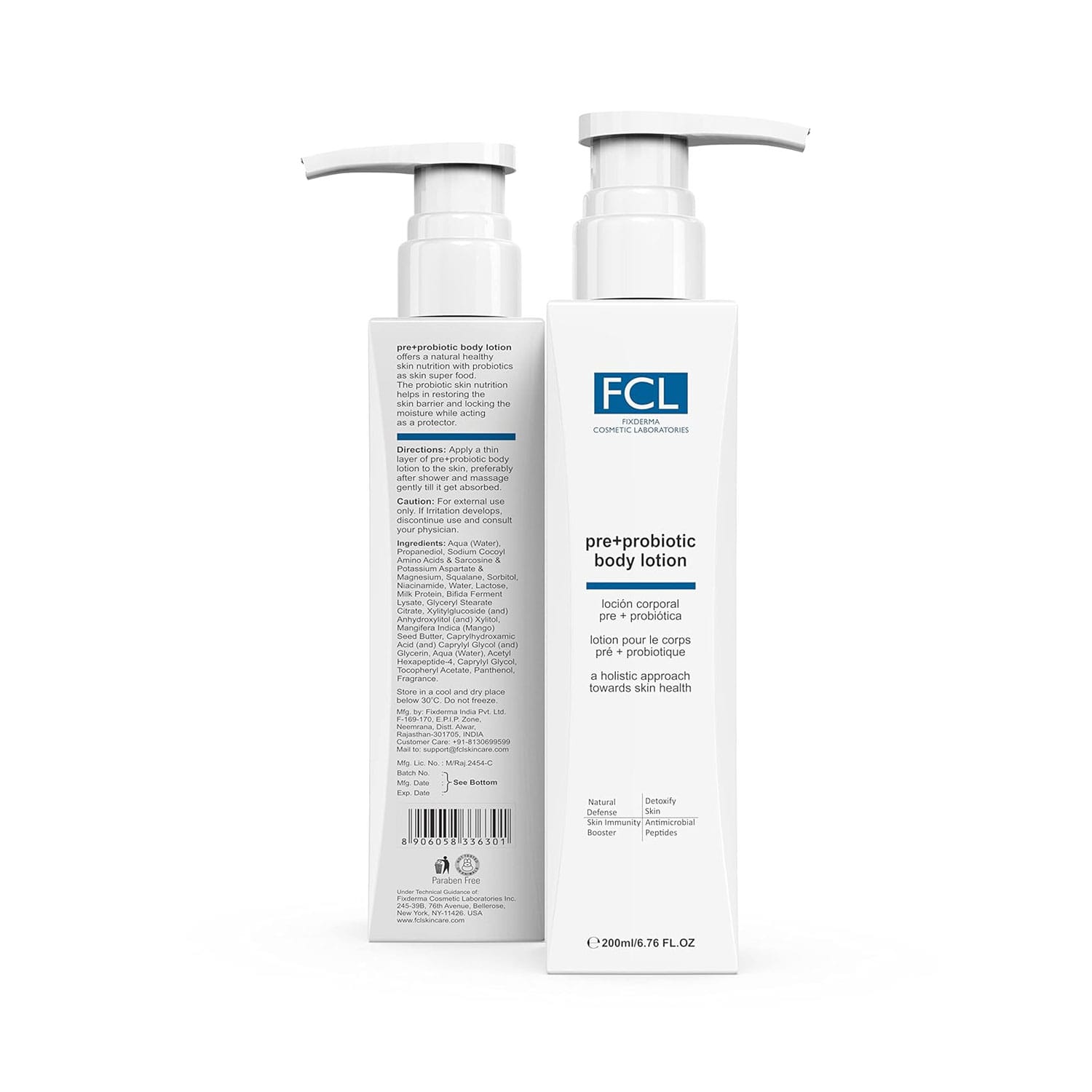 FixDERMA Pre and Probiotic Body Lotion 200ml