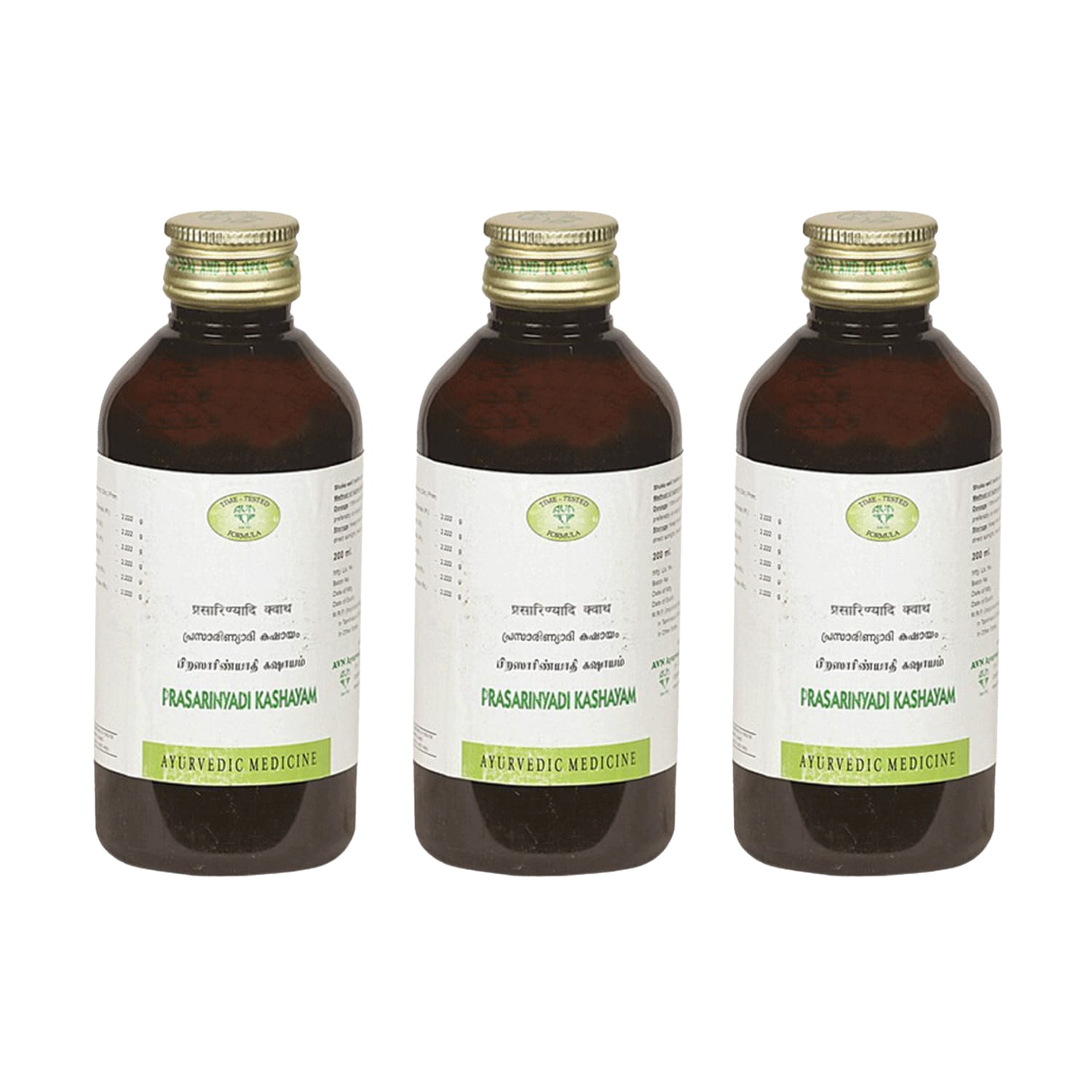 AVN Prasarinyadi Kashayam 200ml (Pack of 3)
