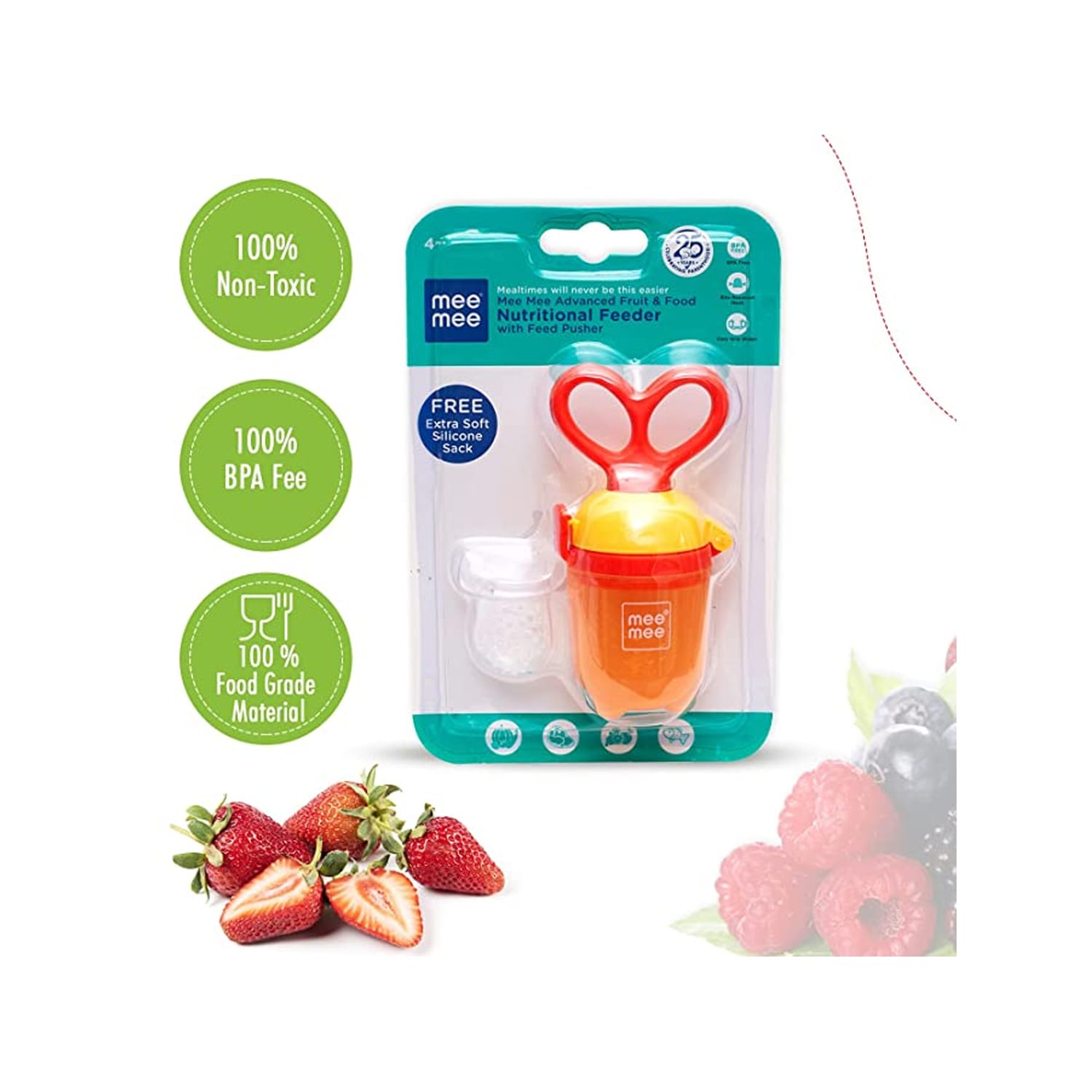 Mee Mee Advanced Fruit And Food Nutritional Feeder With Feed Pusher