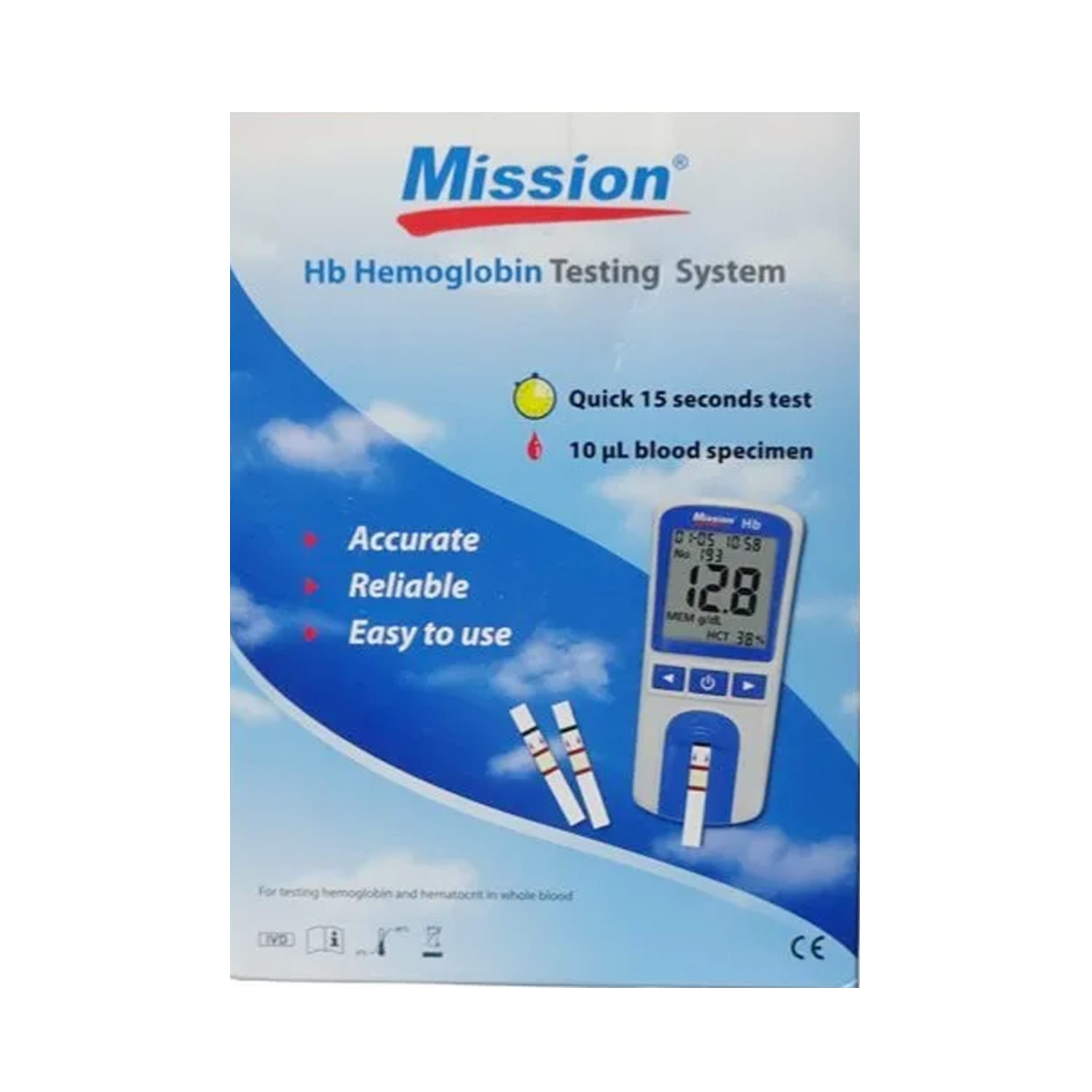 Mission HB Hemoglobin Test System