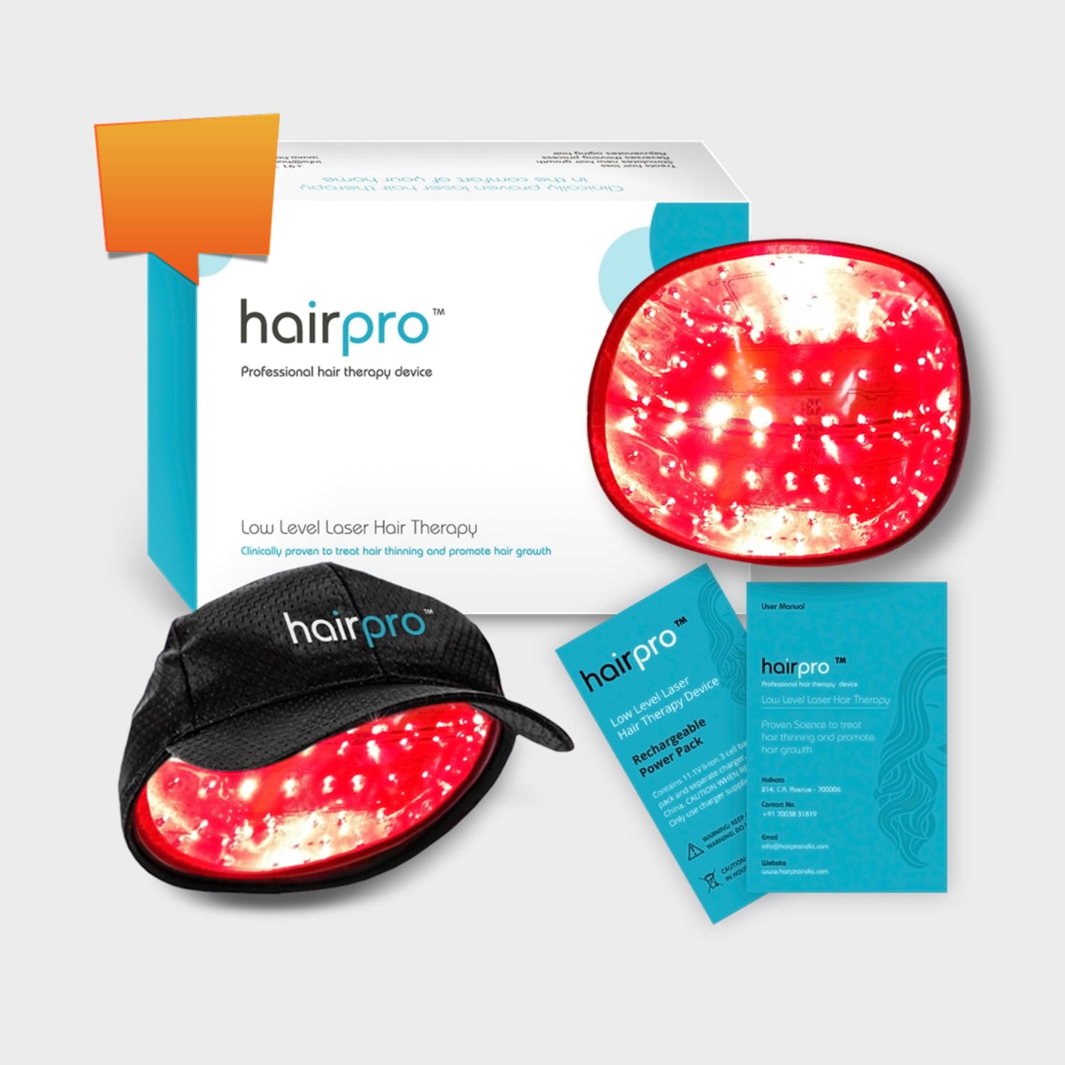 HairPro Laser Cap to Reverse Hair Loss