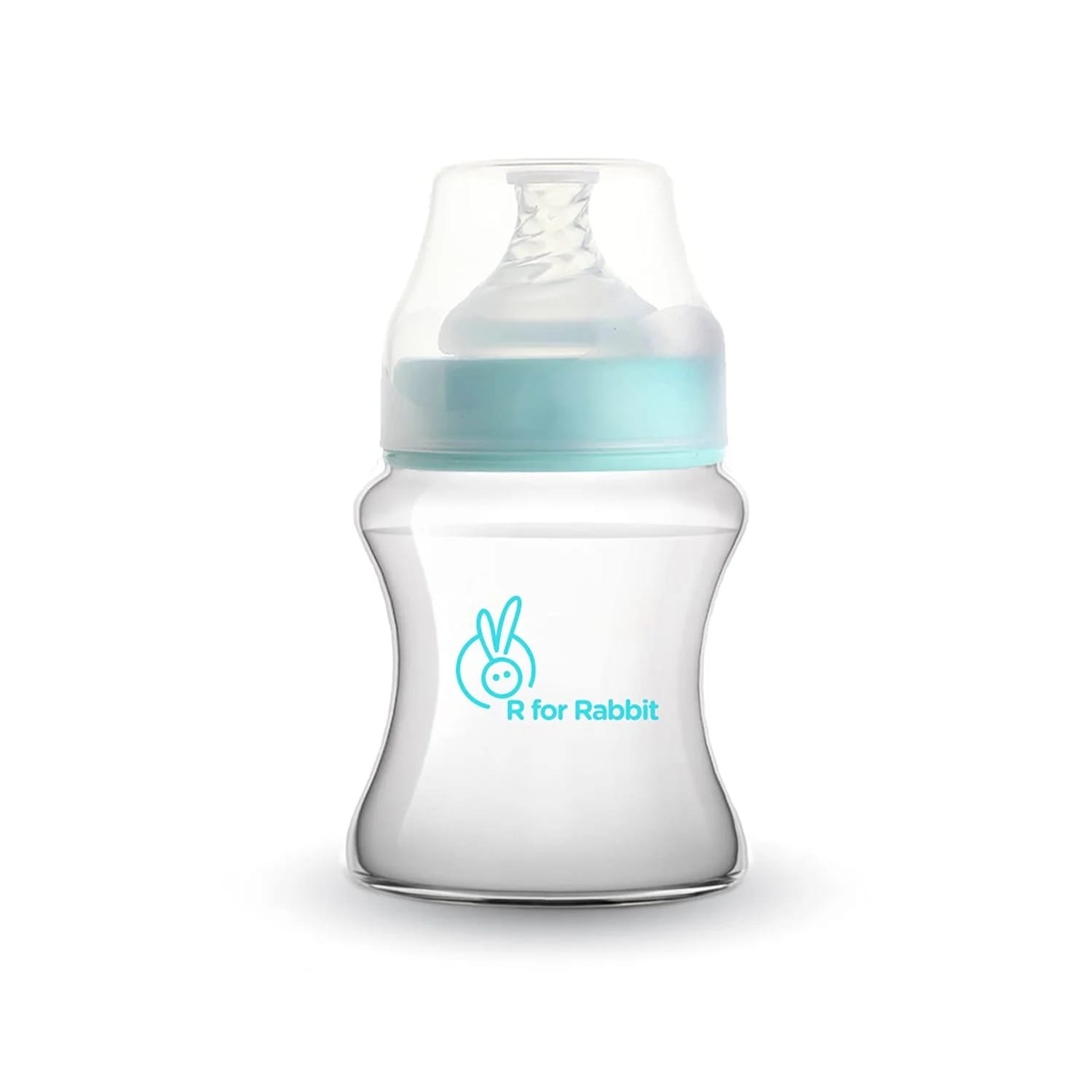 R for Rabbit First Feed PP Feeding Bottle for Babies from 0+ Months 150ml (Lake Blue)