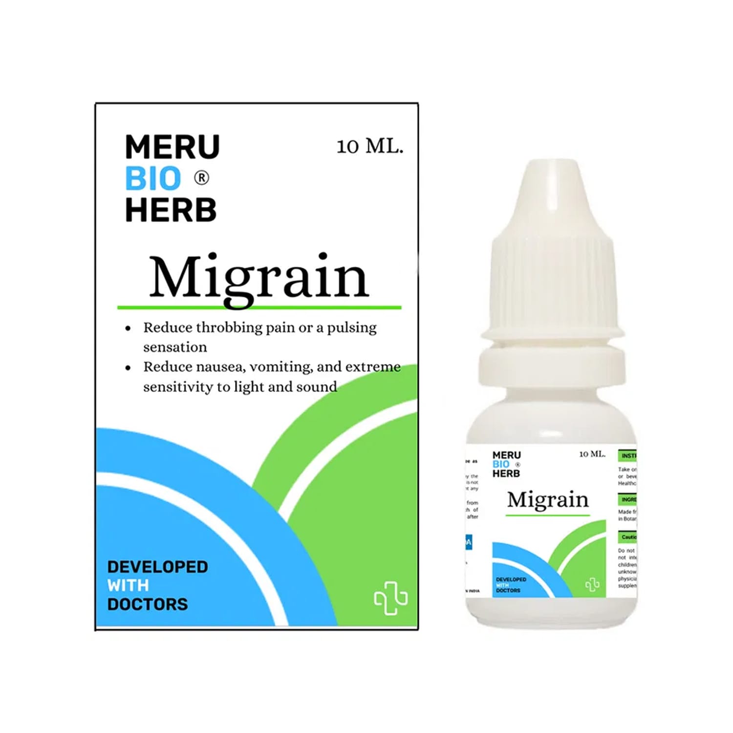 Meru Bio Herb Migrain Drops (10ml)