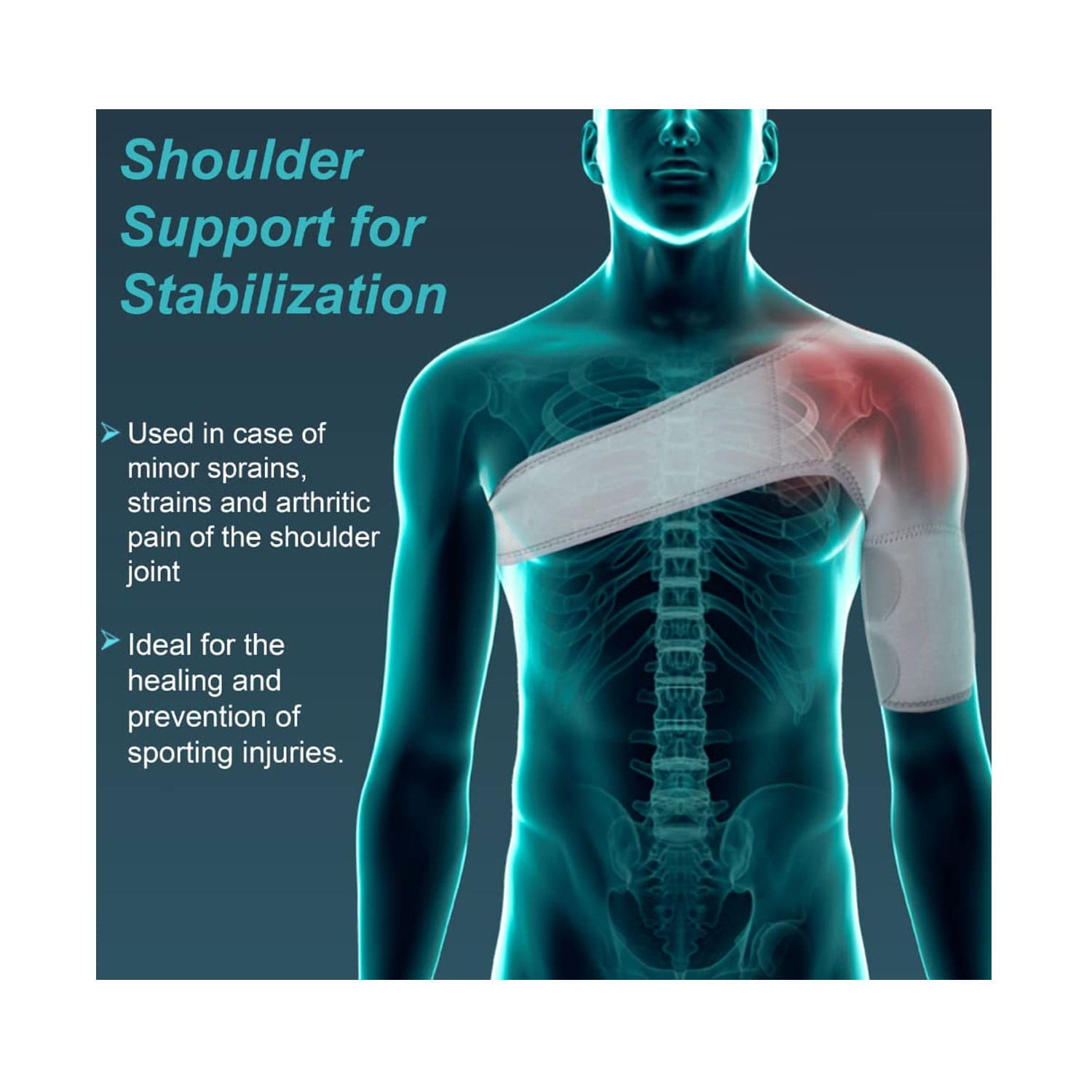 Tynor Shoulder Support Neoprene J-14 (Regular)