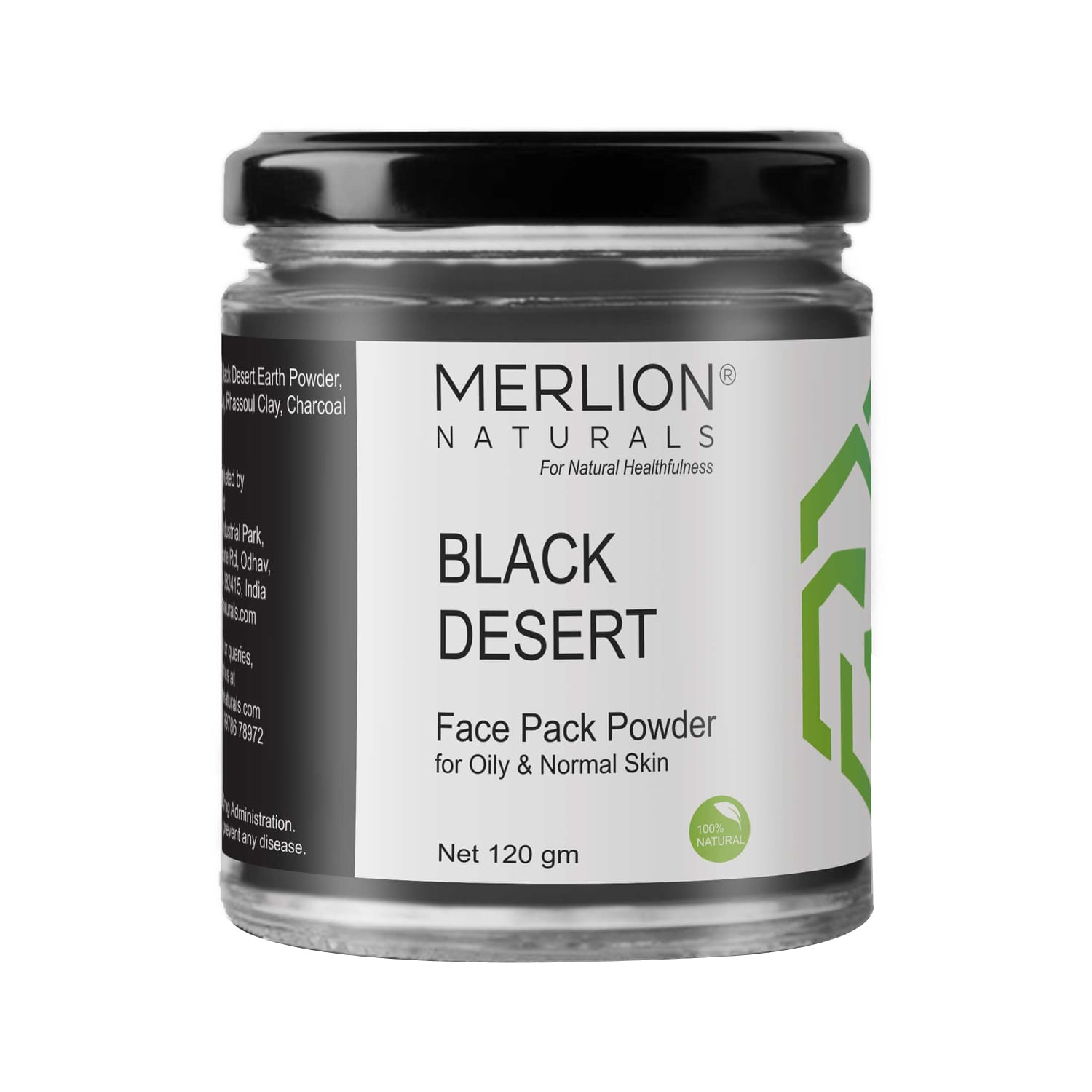 Merlion Naturals Black Desert Face Pack Powder 120gm