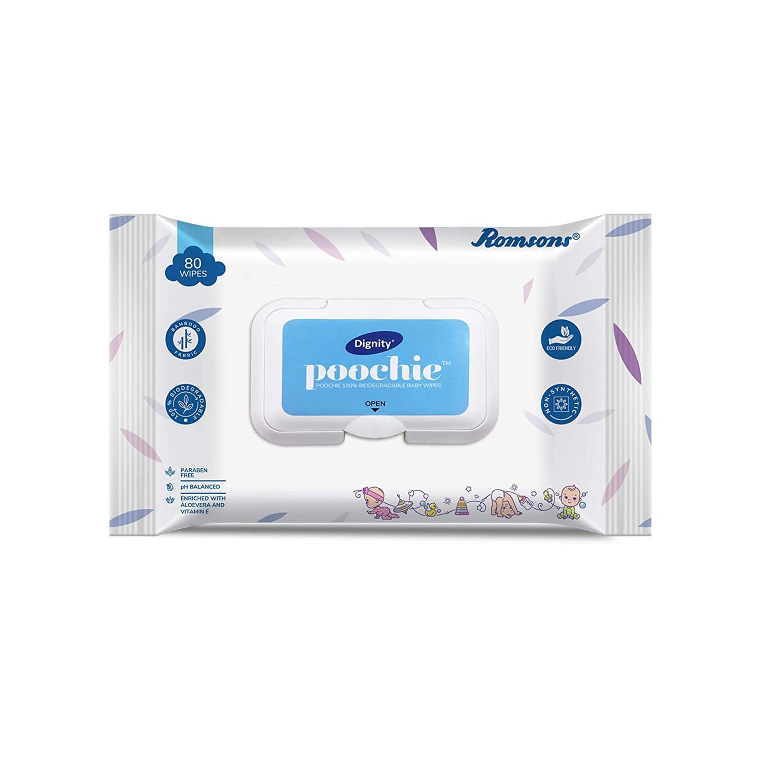Romsons- Dignity Poochie Baby Wipes