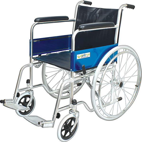 Entros Wheel Chair Chromed Steel - Model 809 SC / EHS 809 C