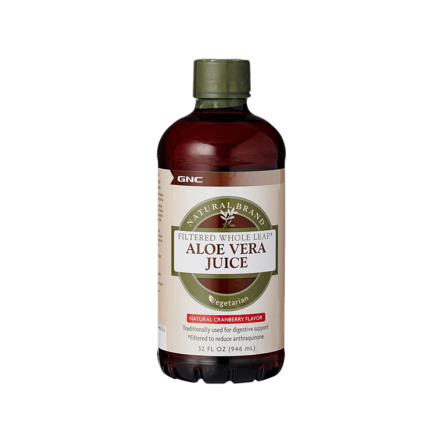 GNC Aloe Vera Juice Unflavoured Liquid 32 Oz