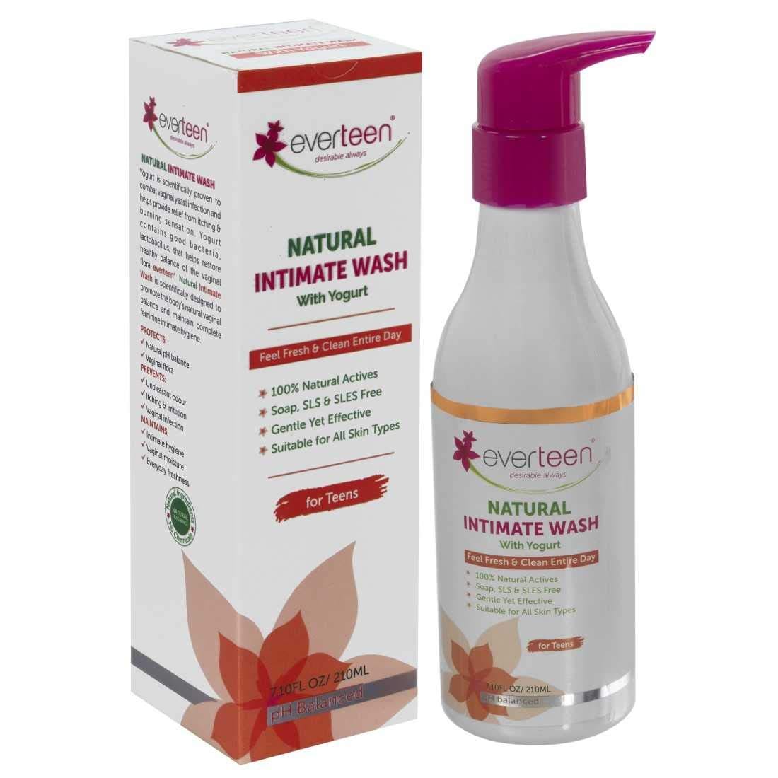 Everteen Natural Intimate Wash with Yogurt for Teens -105 ml