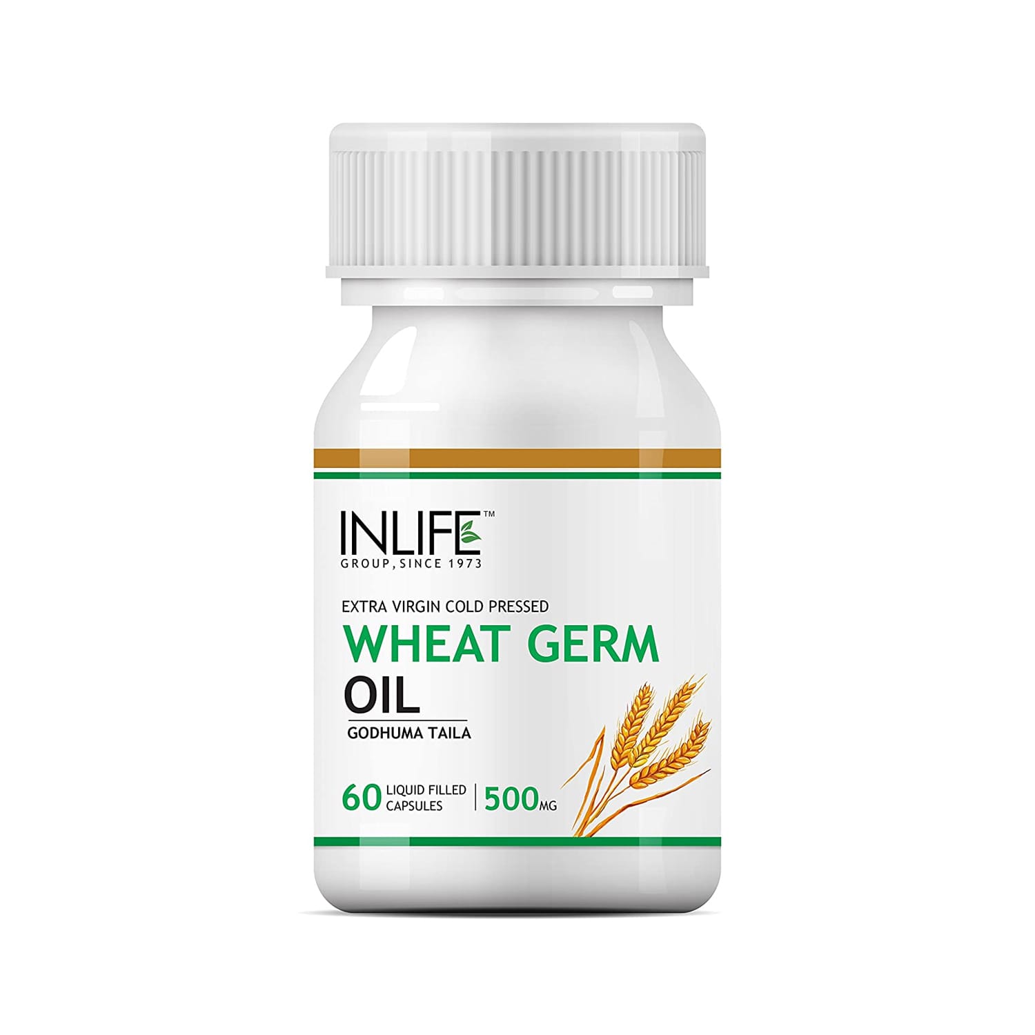 Inlife Wheat Germ Oil 500mg (60 Capsules)
