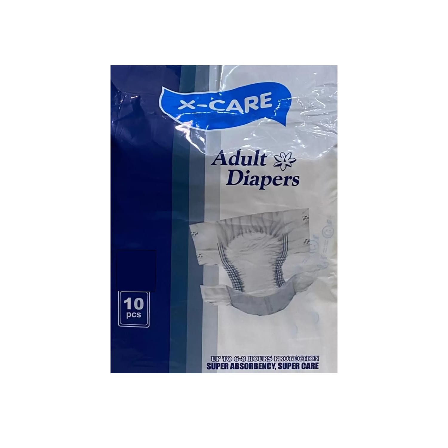 X-Care Adult Diaper Medium - 10 Pieces