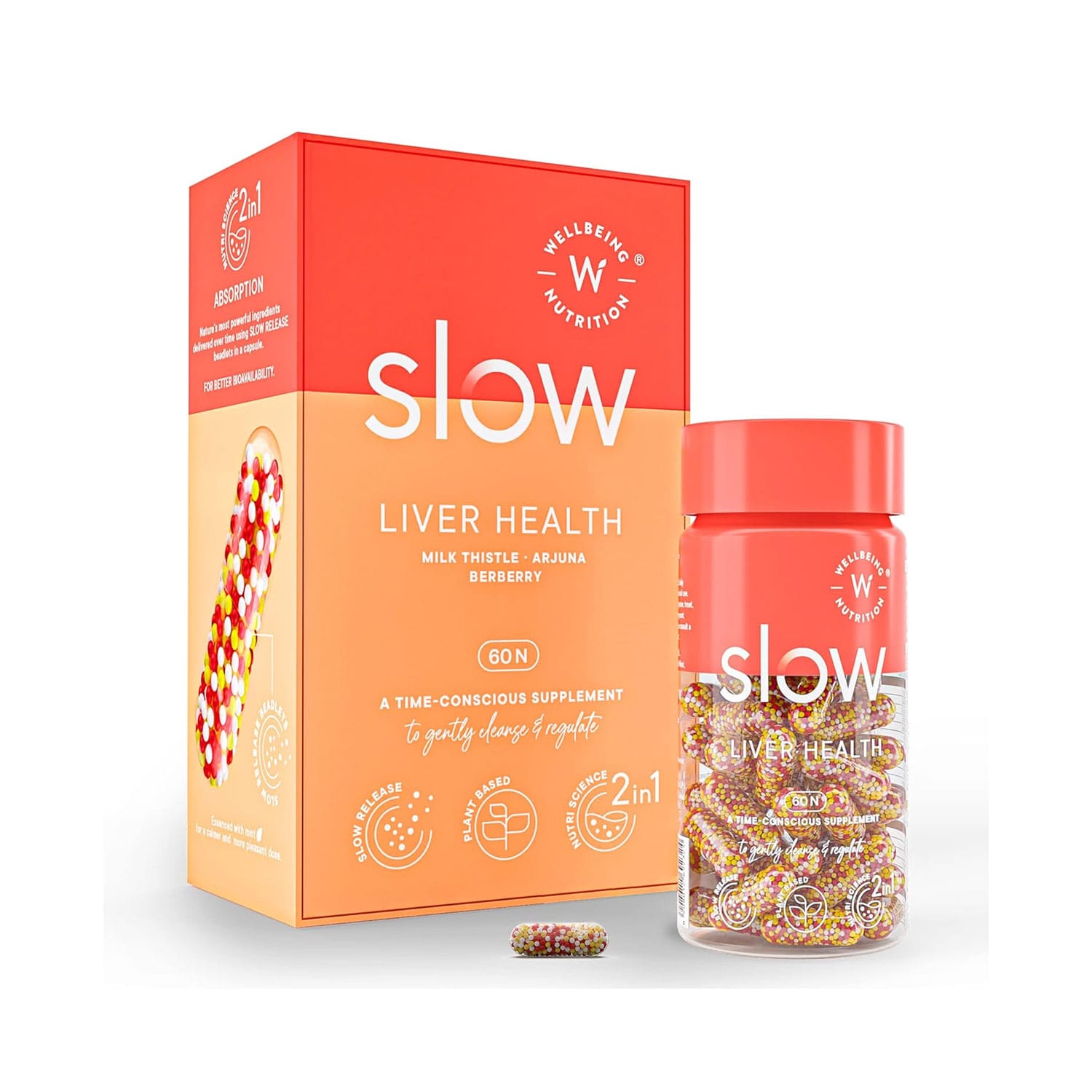Wellbeing Nutrition Slow Liver Health- 60 capsules