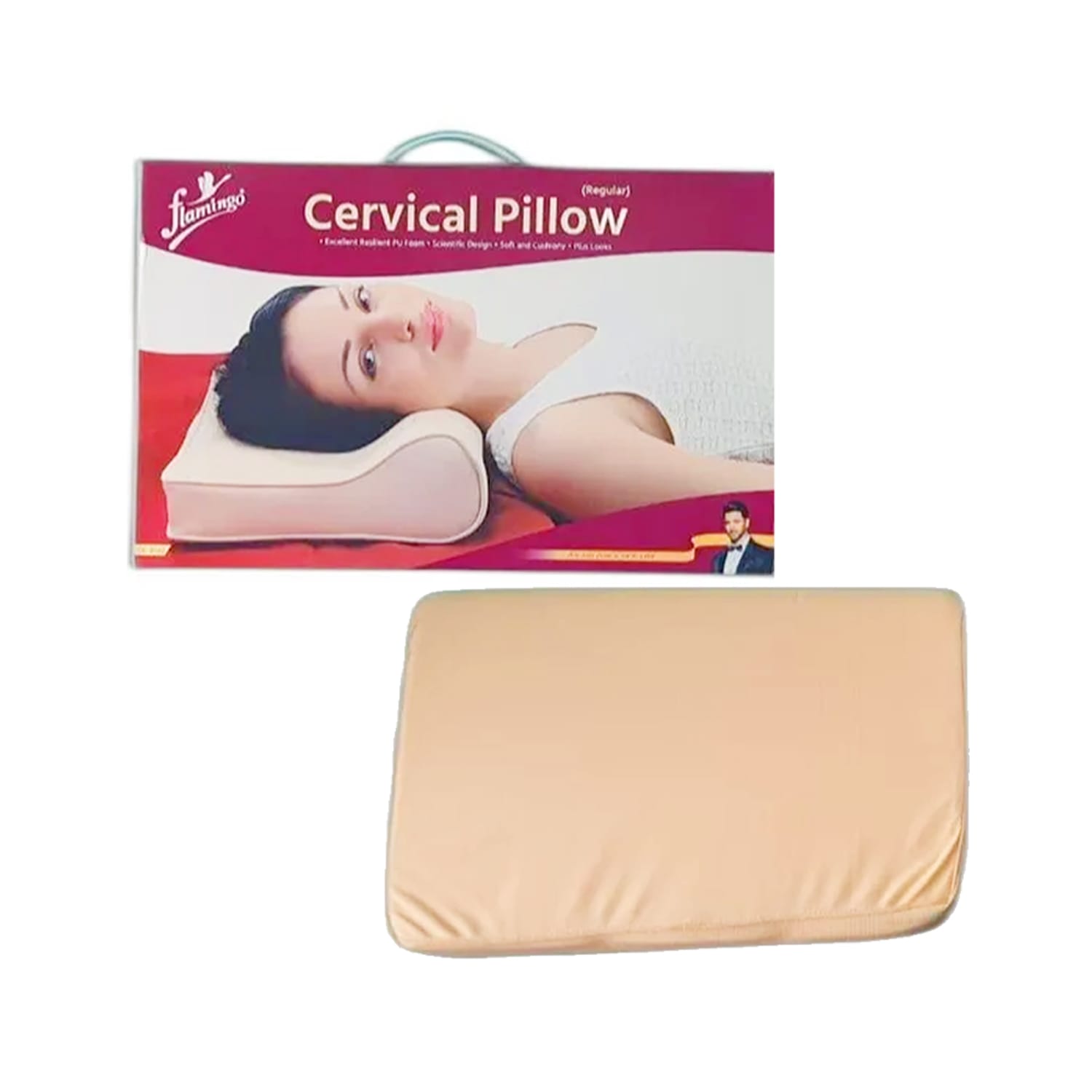 Flamingo Cervical Pillow OC 2032