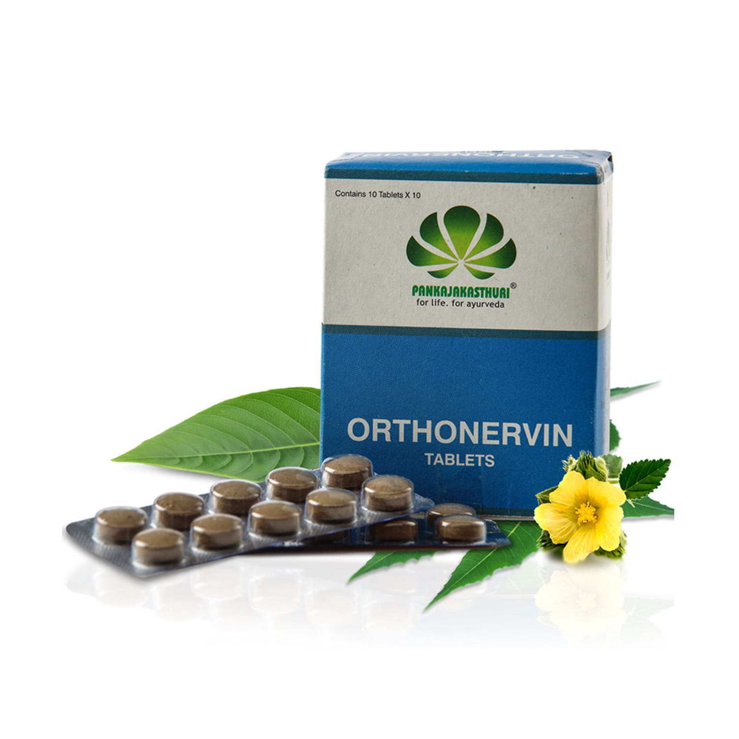 Pankajakasthuri Orthonervin 100 Tablets