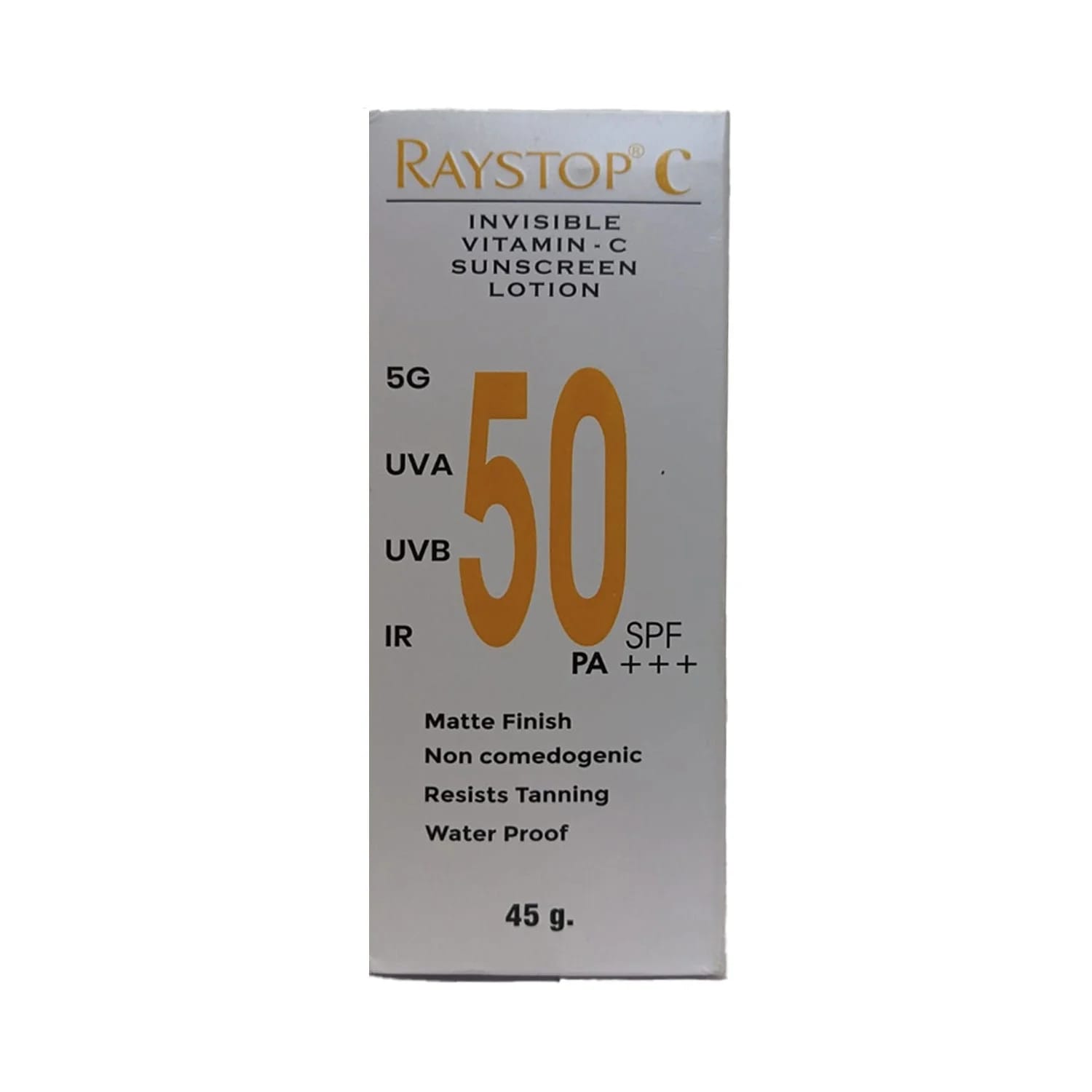 Solderma Raystop C Sunscreen Lotion SPF 50 PA +++ 45g