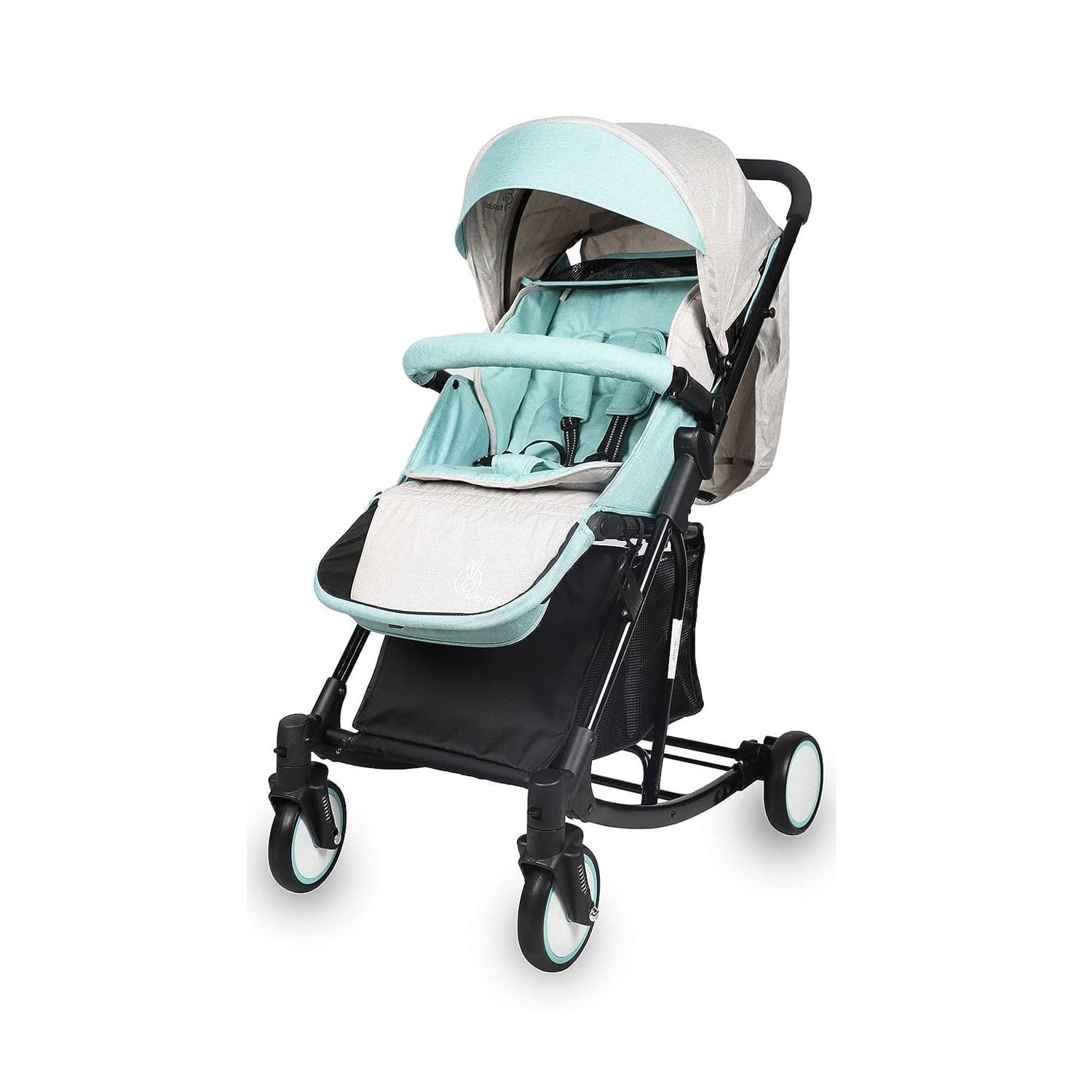 R for Rabbit Rock N Roll Stroller Sea for Babies 0 to 36 Months Green