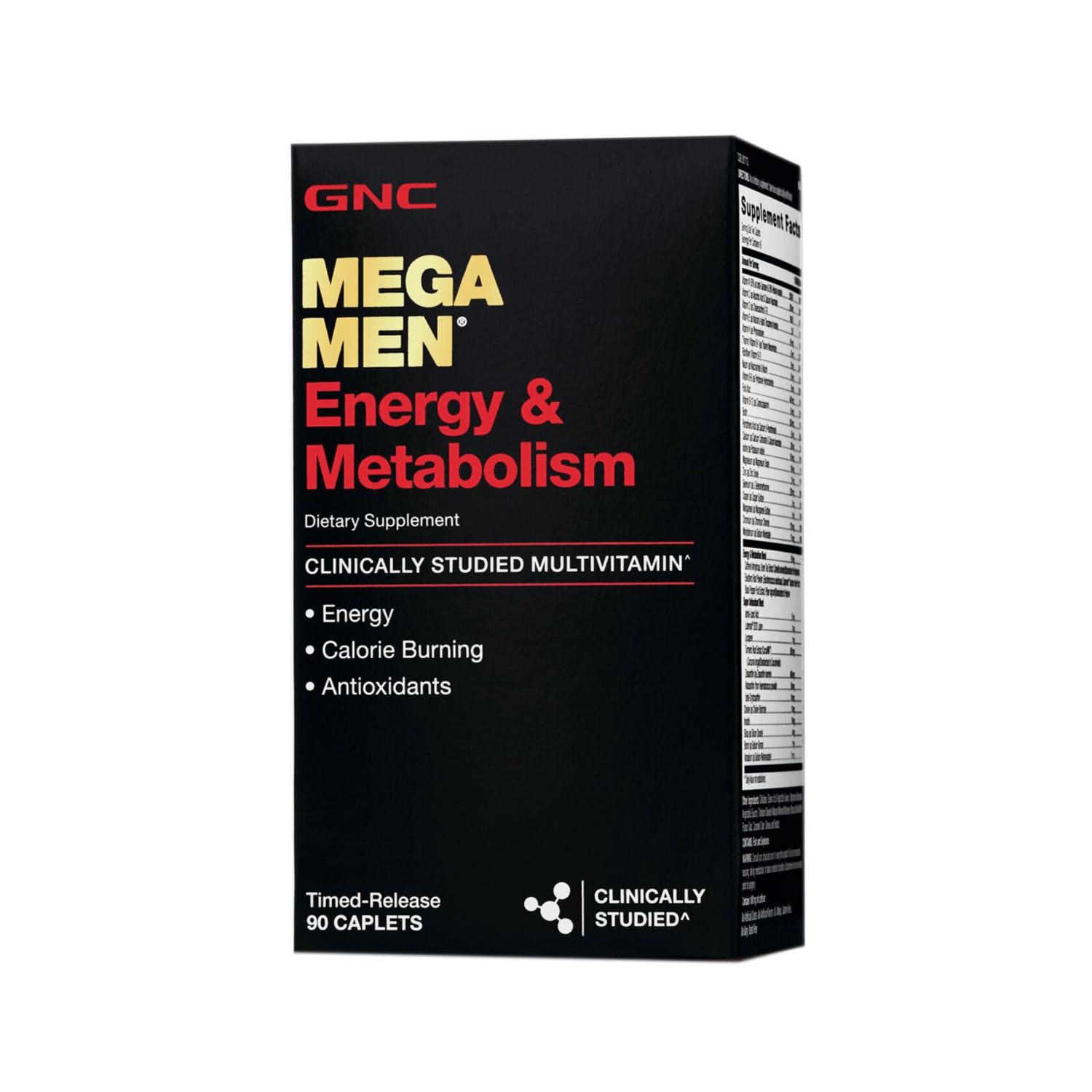 GNC Mega Men Energy and Metabolism 90 Caplets