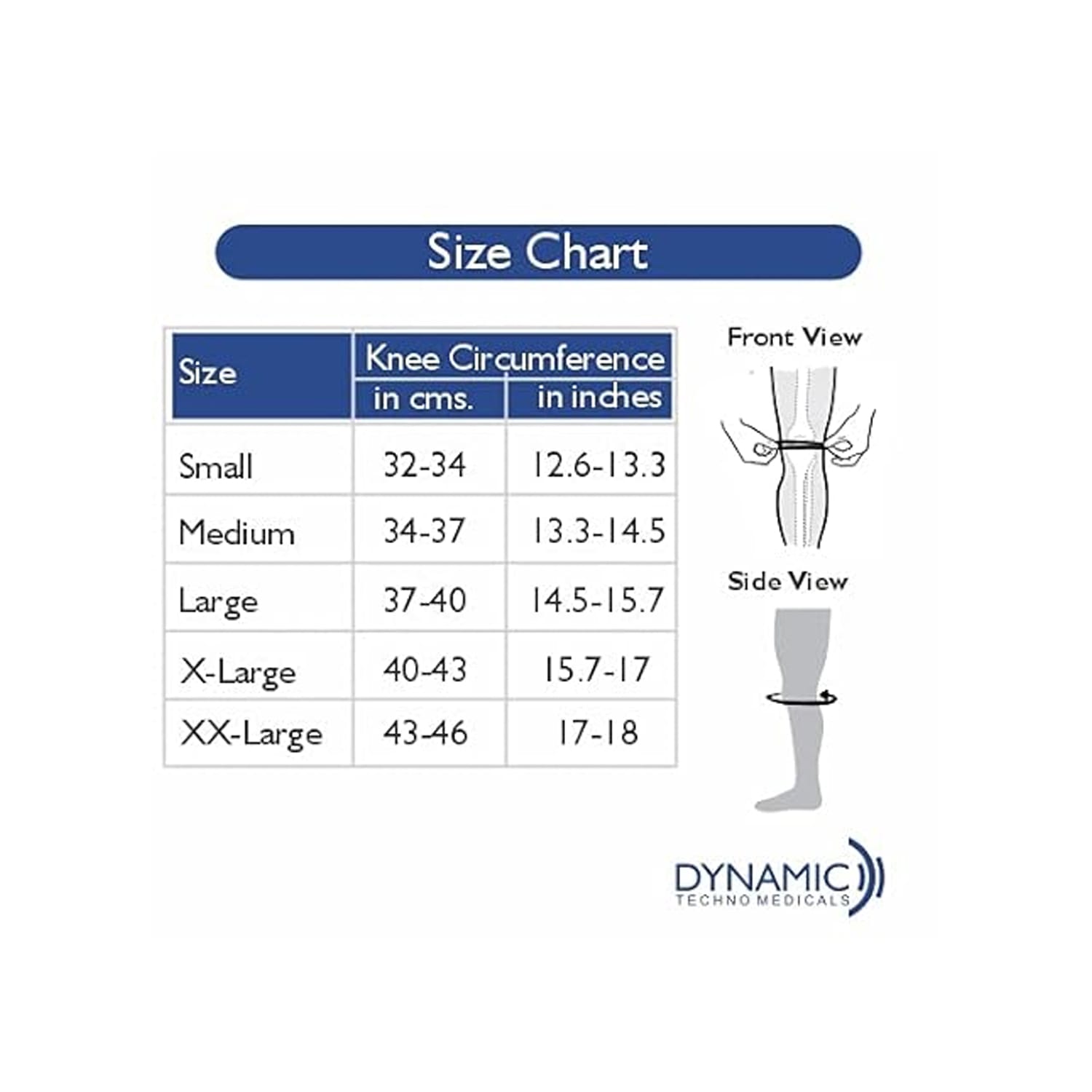 Dyna Hinged Knee Brace Open Patella Large