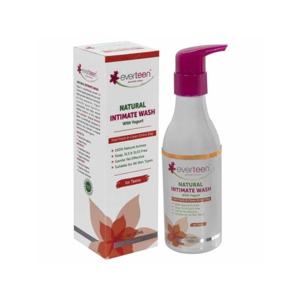Everteen Natural Intimate Wash with Yogurt for Teens - 210 ml