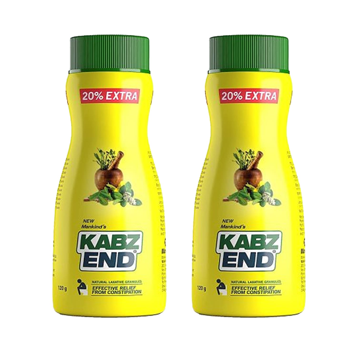Mankind KABZEND Granules 120gm - (Pack of 2)