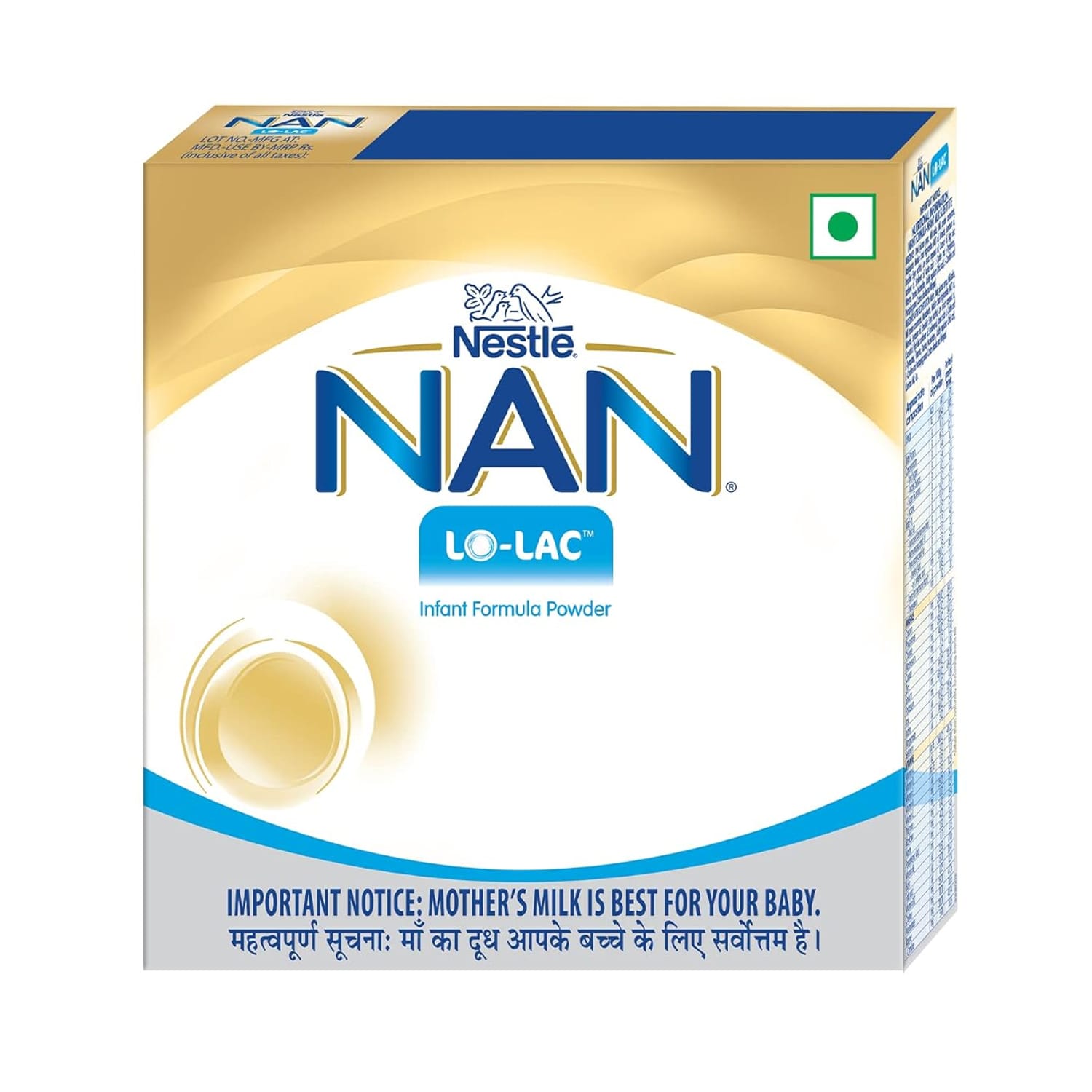 Nestle Nan Lo-Lac Infant Formula Powder Up to 24 Months 200 gm Refill Pack