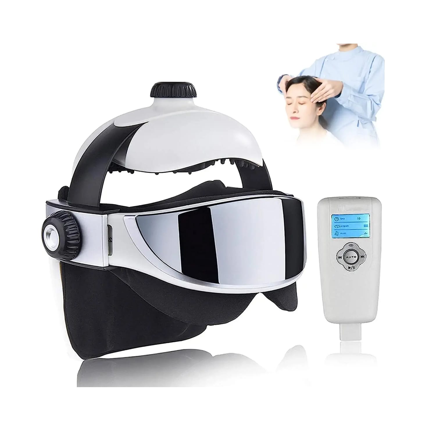 Kiyo India Luyao Electric Head Massager with Compression