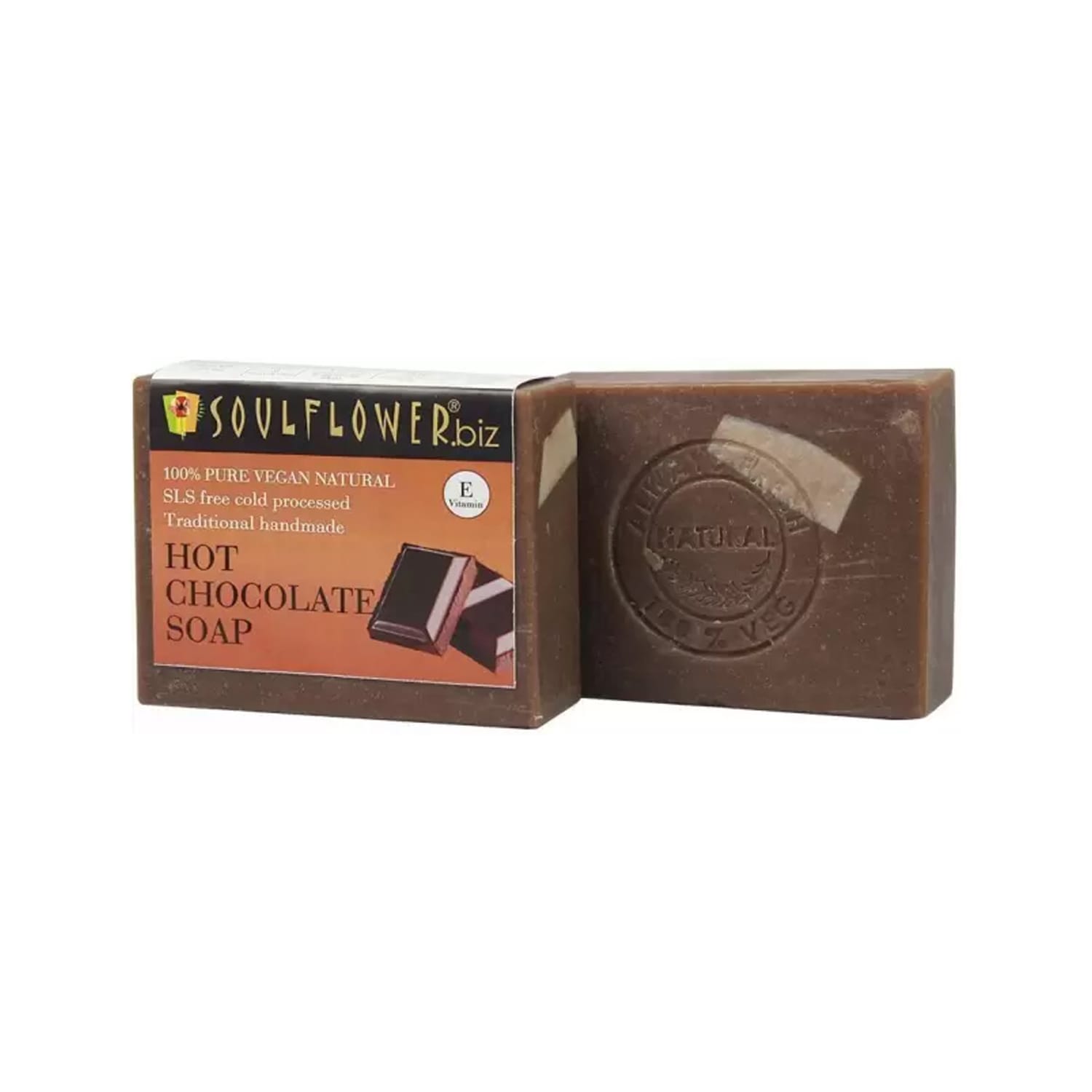 Soulflower Moisturizing Milk Chocolate Soap 150g