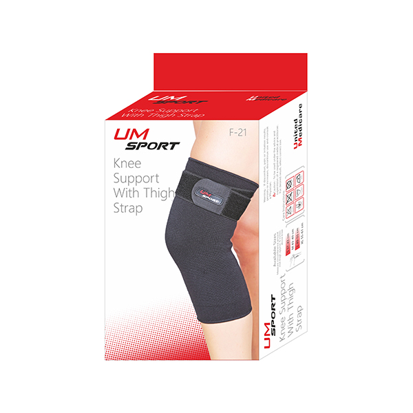 United Medicare Knee Support With Thigh Strap (F-21) - Small