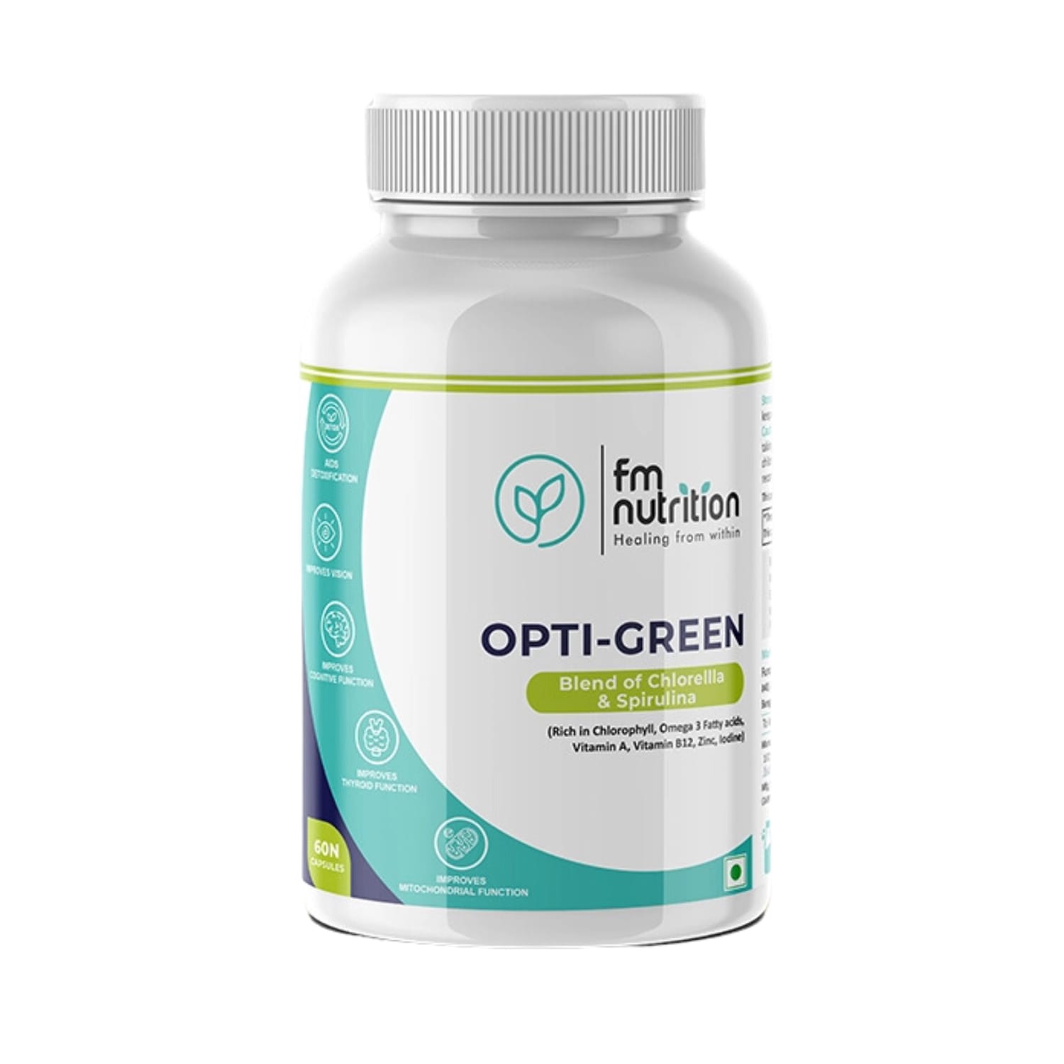 FM Nutrition Opti Green Capsule – 60 Nos