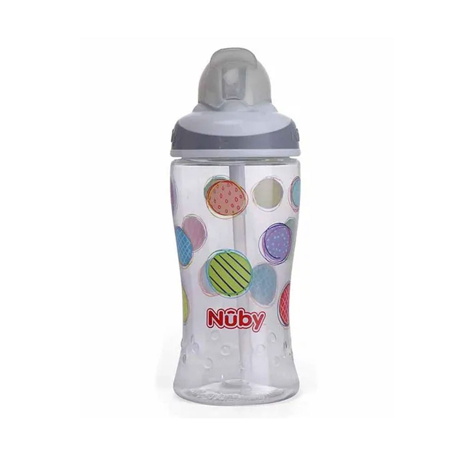 Nuby Flip It Active Sipper With Thin Straw for Babies 18+ Months - 360ml