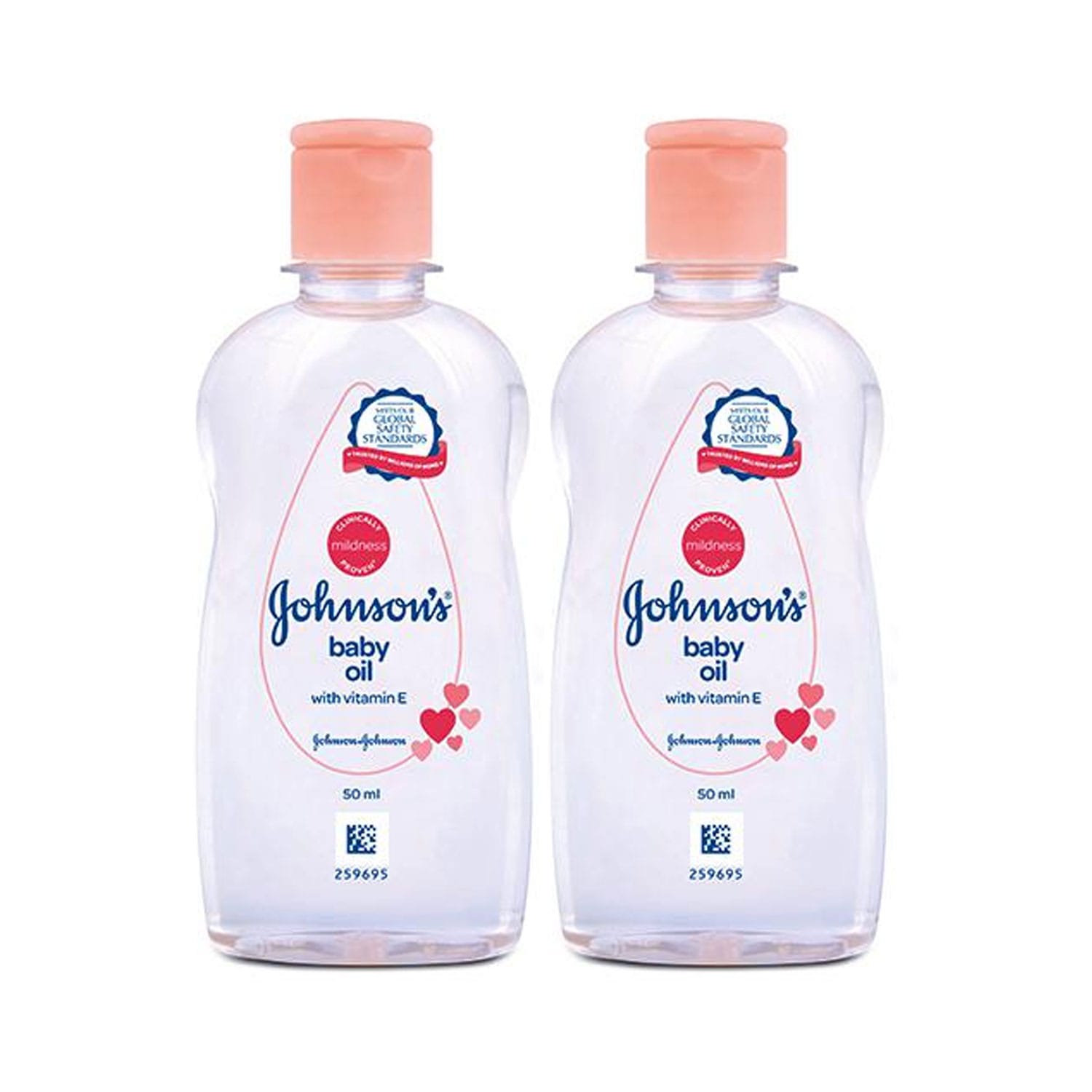Johnson’s Baby Oil 50ml - (Pack of 2)