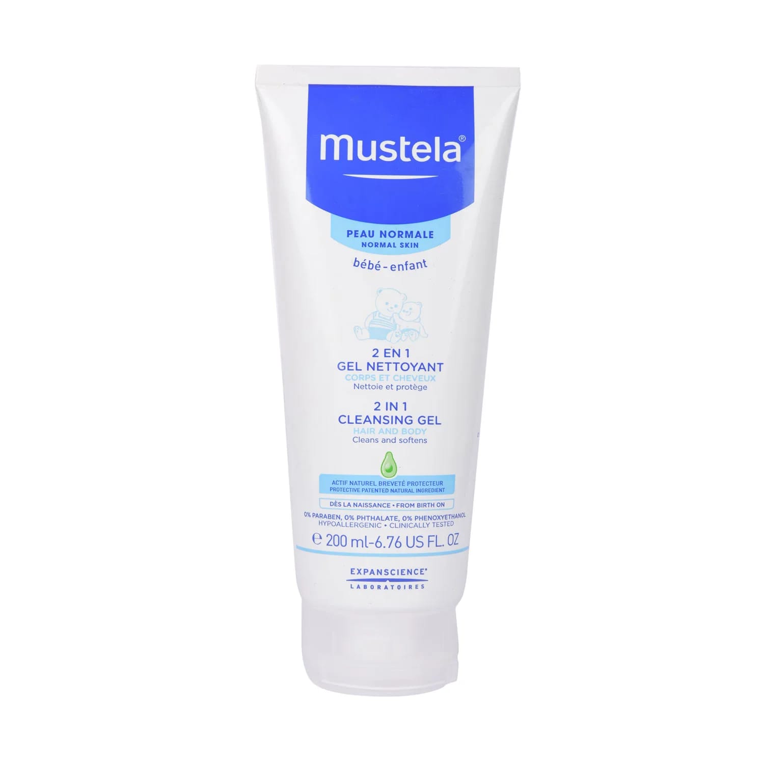 Mustela 2 in 1 Cleansing Gel 200 ml