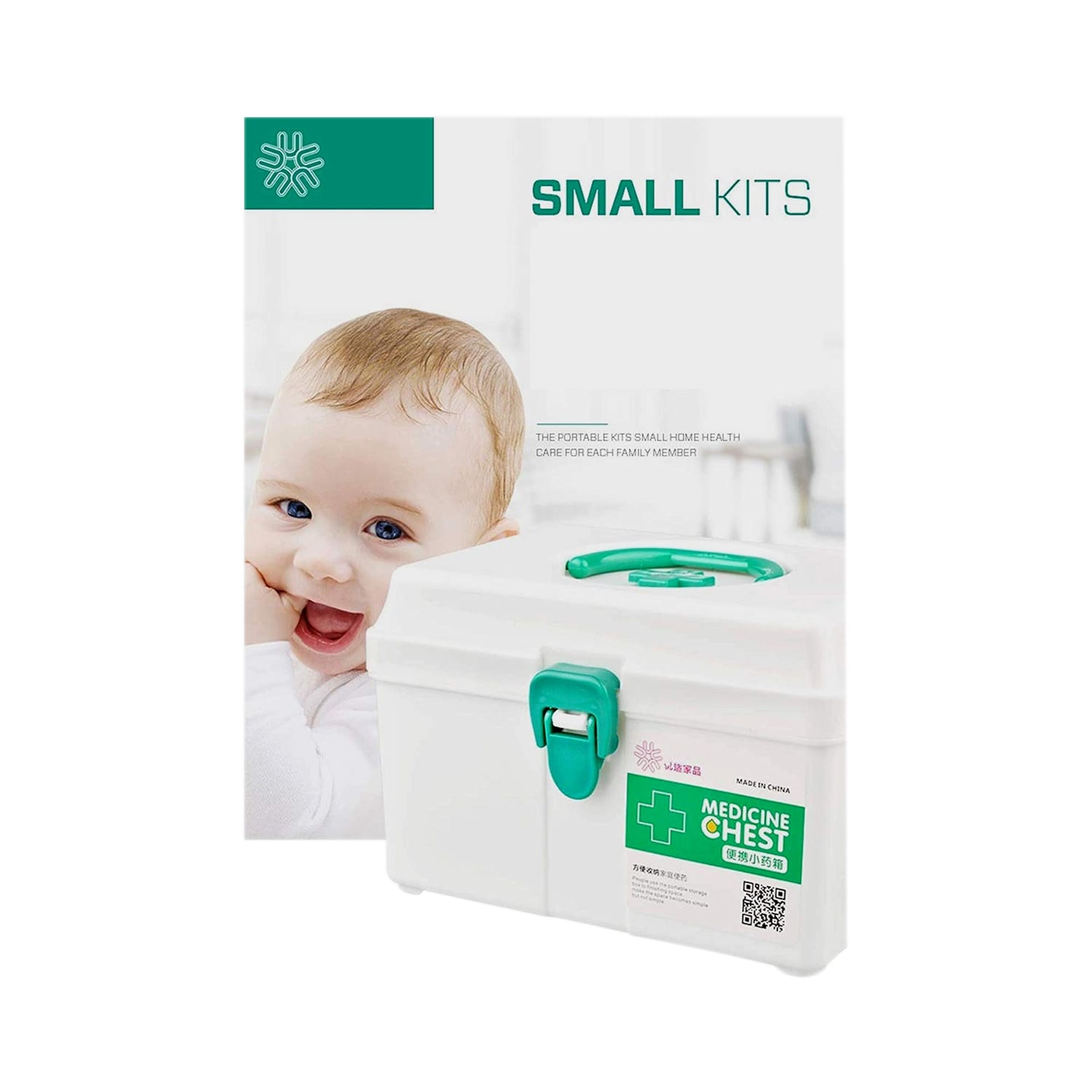 Pearl Plastic Emergency Medicine Box