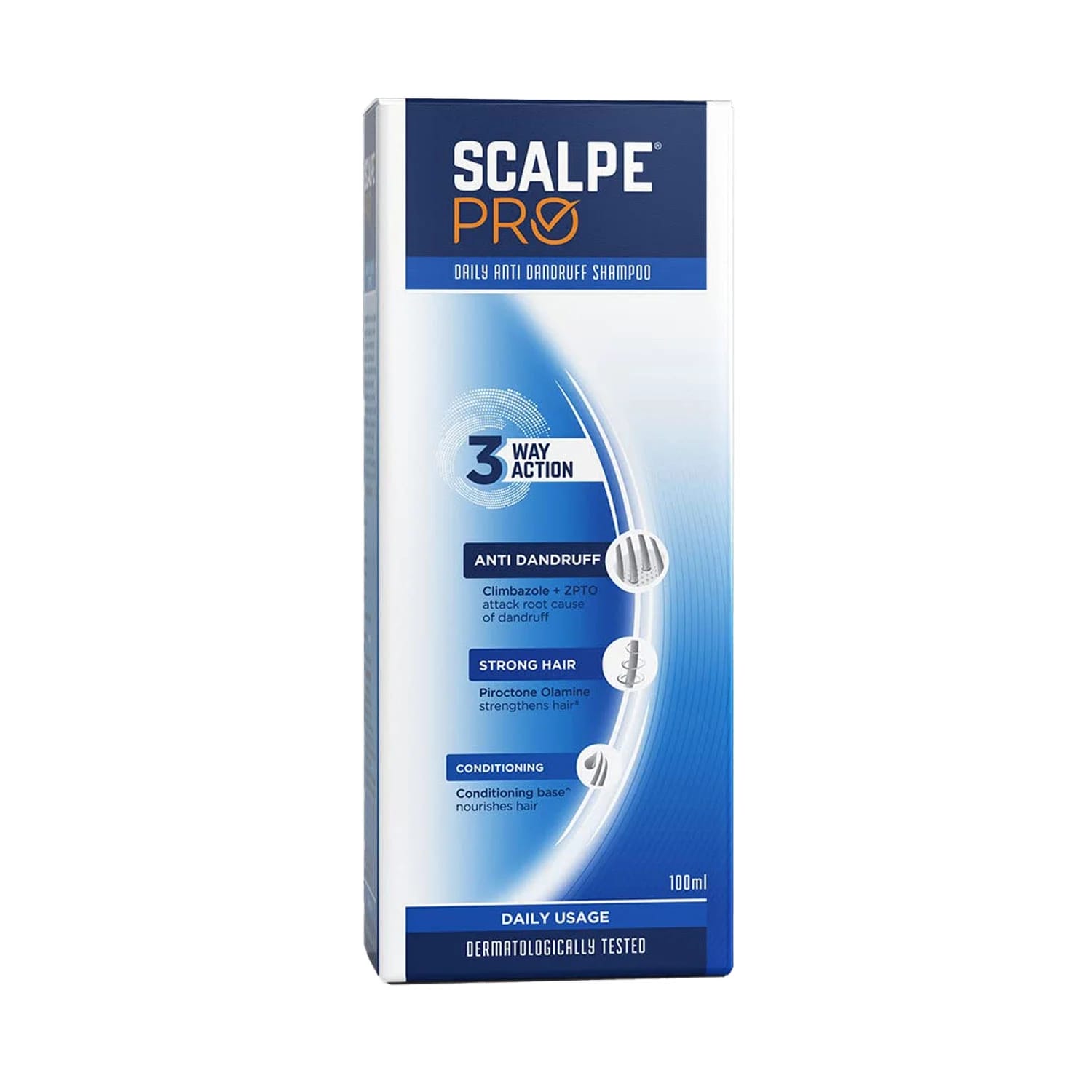 Scalpe Pro Daily Anti Dandruff Shampoo - 100ml