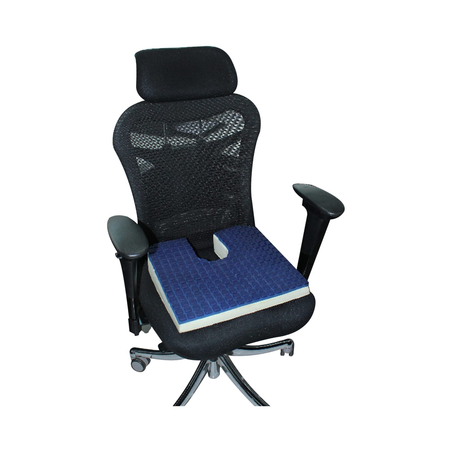Nebula Gel Coccyx Seat Cushion (Square Tile Gel Sheet)